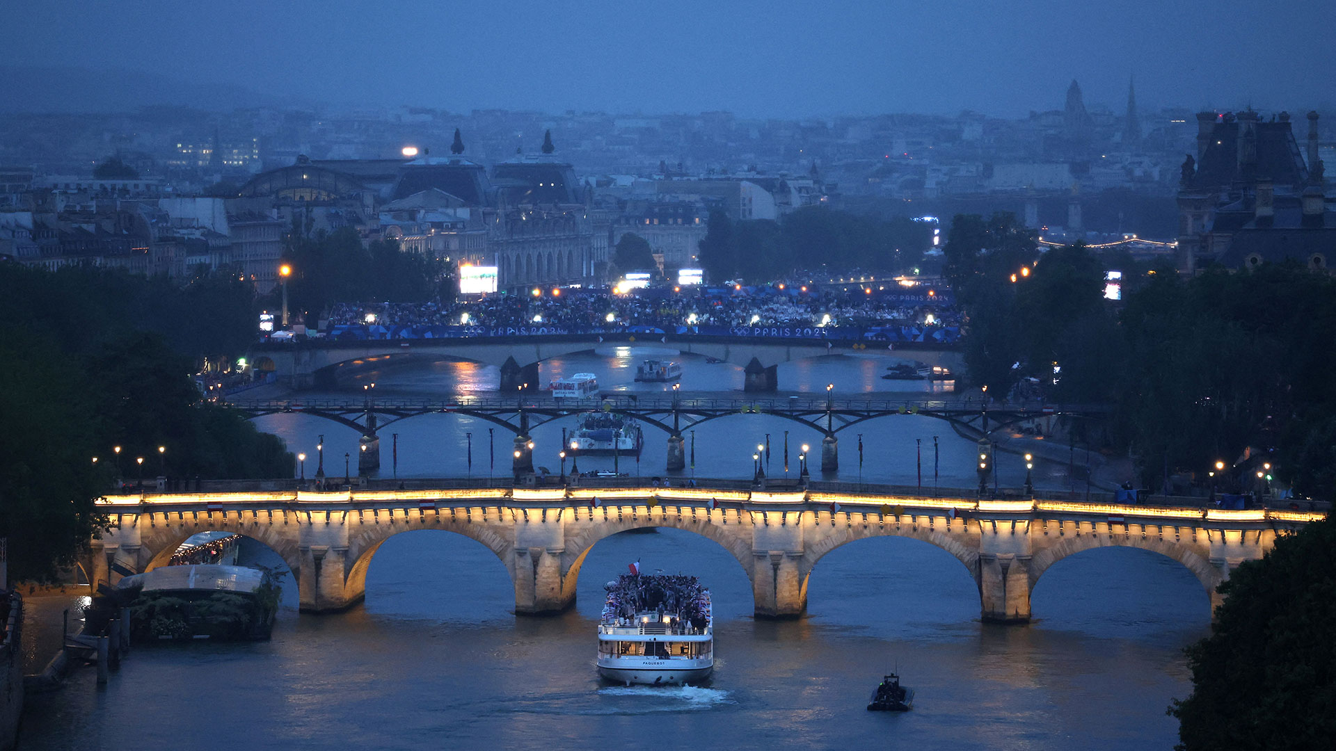 Ολυμπιακοί Αγώνες 2024 – Παρίσι: Τα «καρέ» μιας ξεχωριστής τελετής έναρξης-32