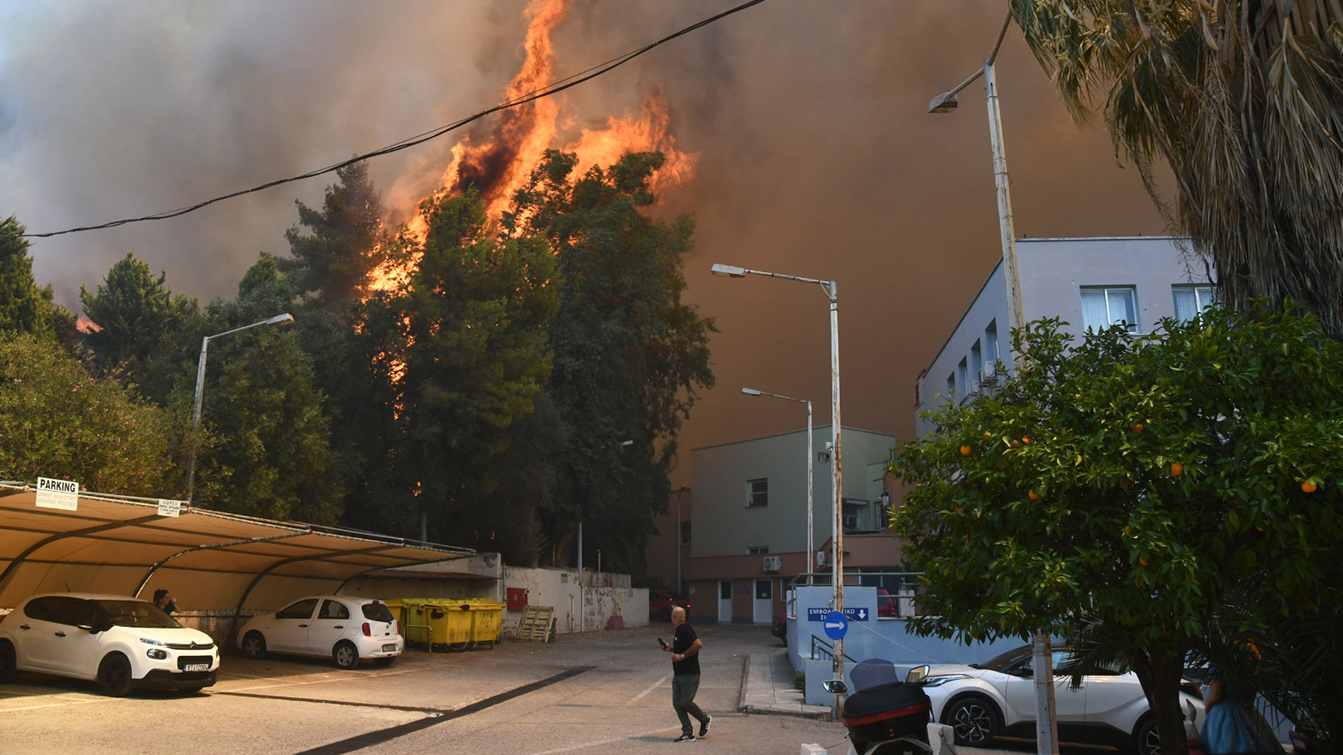 Μεγάλη φωτιά στην Πάτρα – Εκκενώθηκαν Καραμανδάνειο, Γηροκομείο και το ίδρυμα «Μέριμνα»-18