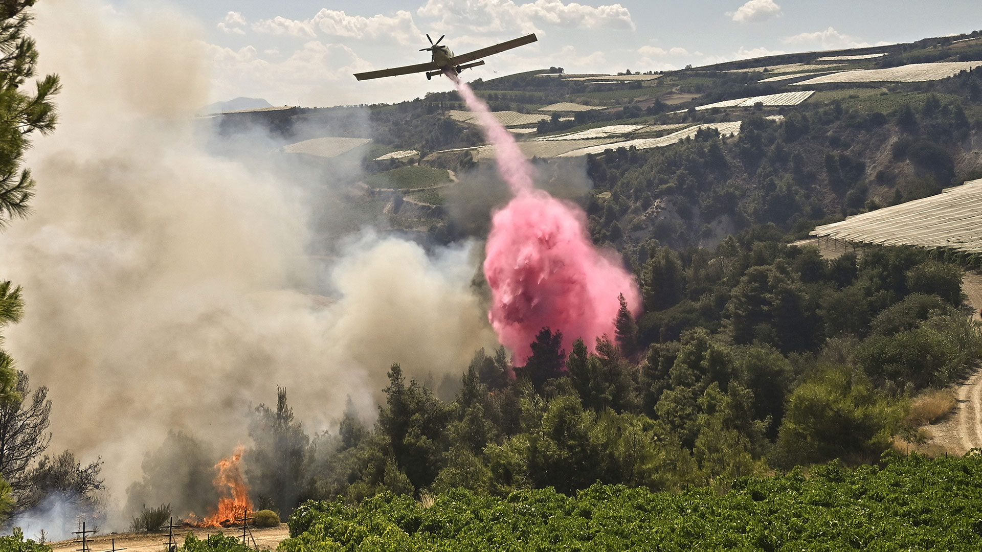 Φωτιά – Κορινθία: Διάσπαρτες εστίες στο μέτωπο-7