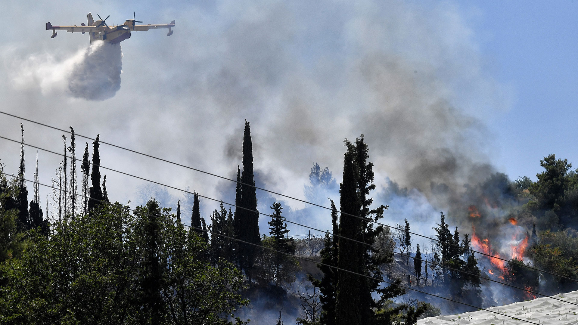 Φωτιά – Κορινθία: Διάσπαρτες εστίες στο μέτωπο-8