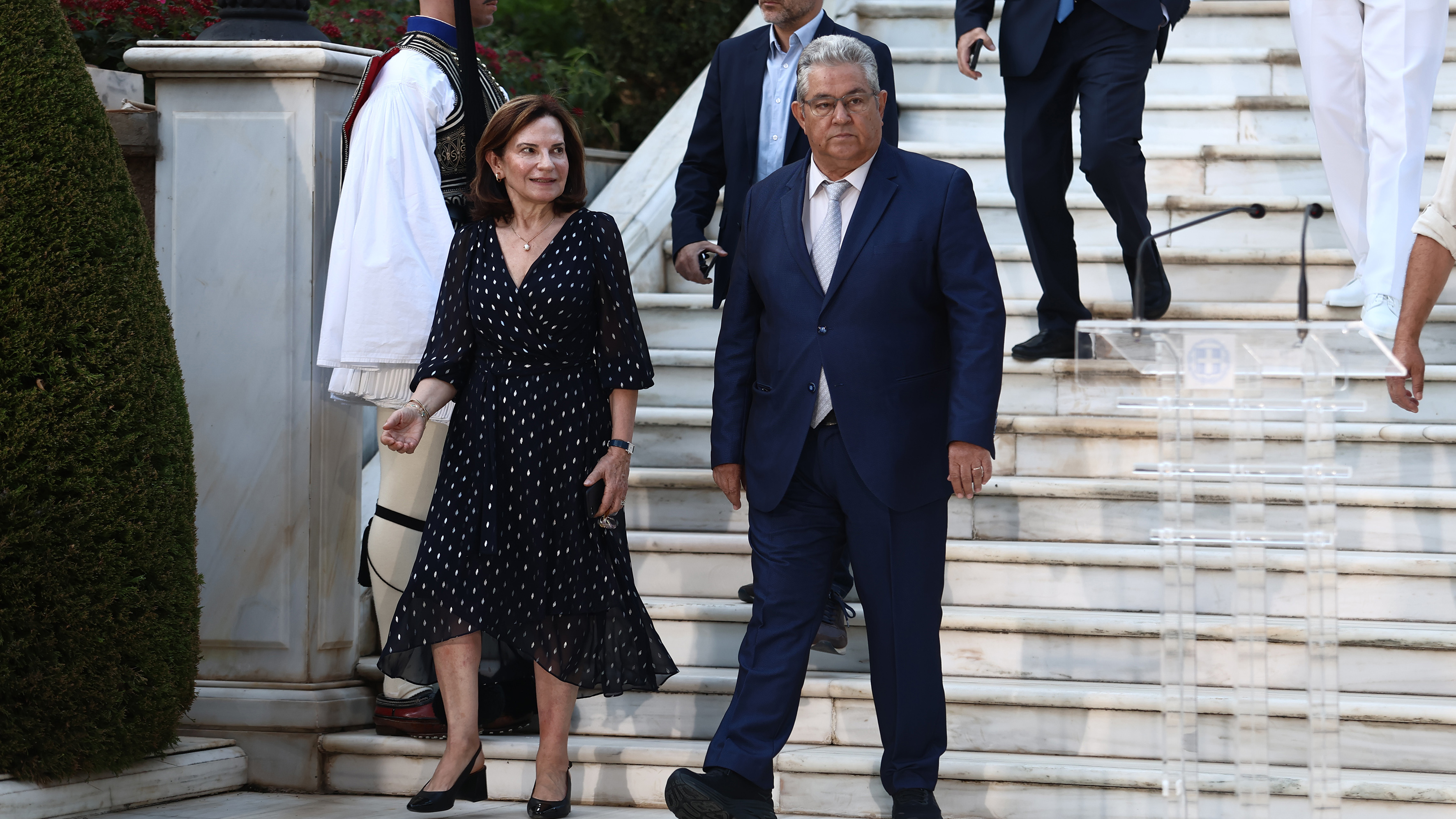 Προεδρικό Μέγαρο: Τα «κλικ» της δεξίωσης για τα 50 χρόνια από την αποκατάσταση της Δημοκρατίας-16