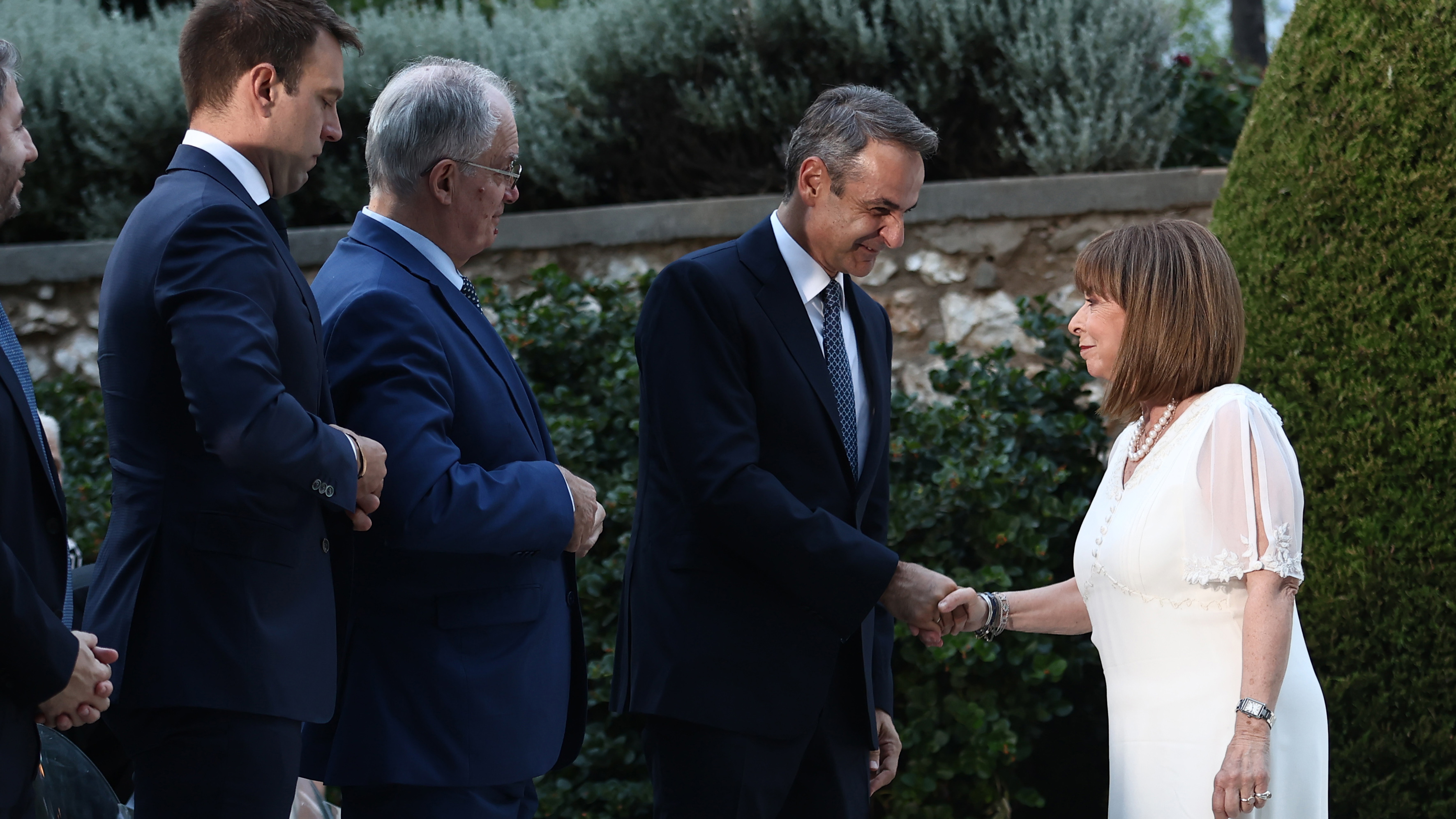 Προεδρικό Μέγαρο: Τα «κλικ» της δεξίωσης για τα 50 χρόνια από την αποκατάσταση της Δημοκρατίας-14