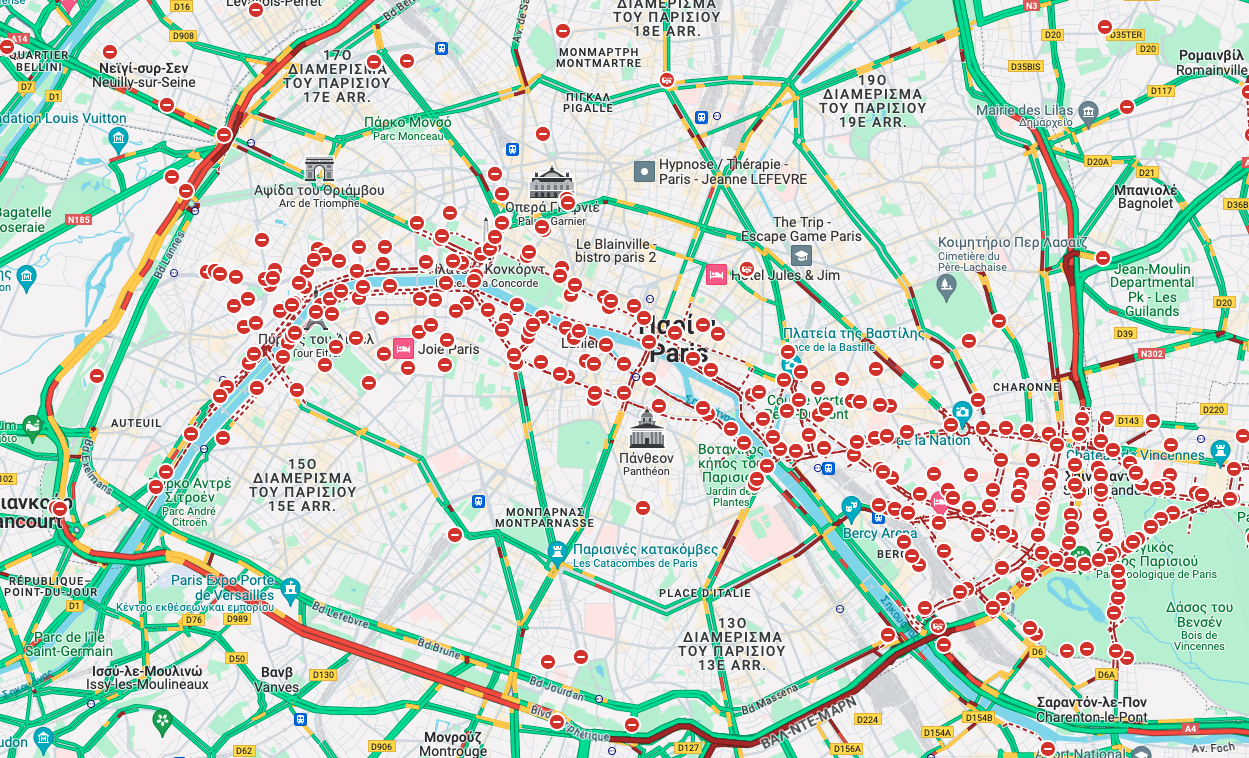 Ολυμπιακοί Αγώνες: «Αστακός» το Παρίσι – Στους δρόμους 75.000 αστυνομικοί και στρατιώτες-1