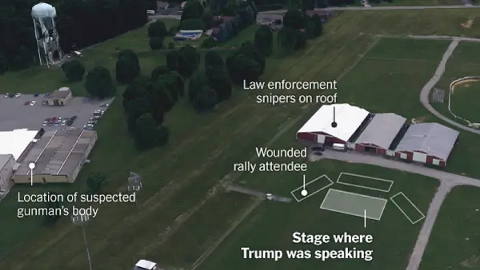 Πώς έγινε η απόπειρα δολοφονίας κατά Τραμπ (χάρτης και εικόνες)-1