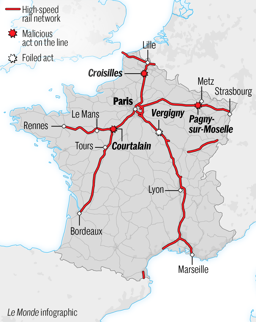 Γαλλία: «Συντονισμένο σαμποτάζ» στα τρένα, στο παρά πέντε των Ολυμπιακών-8