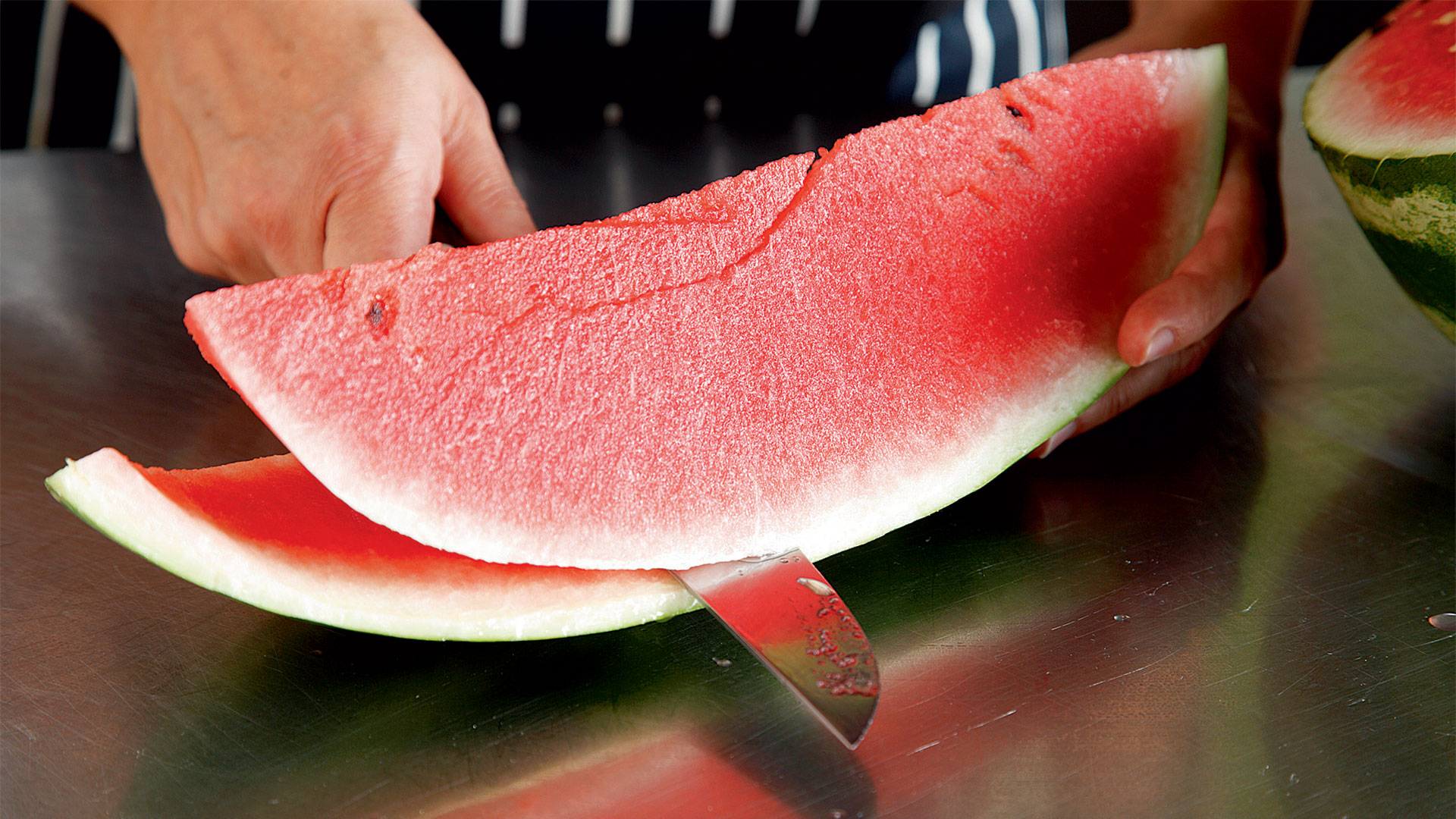 Γλυκό κουταλιού καρπούζι βήμα βήμα-1