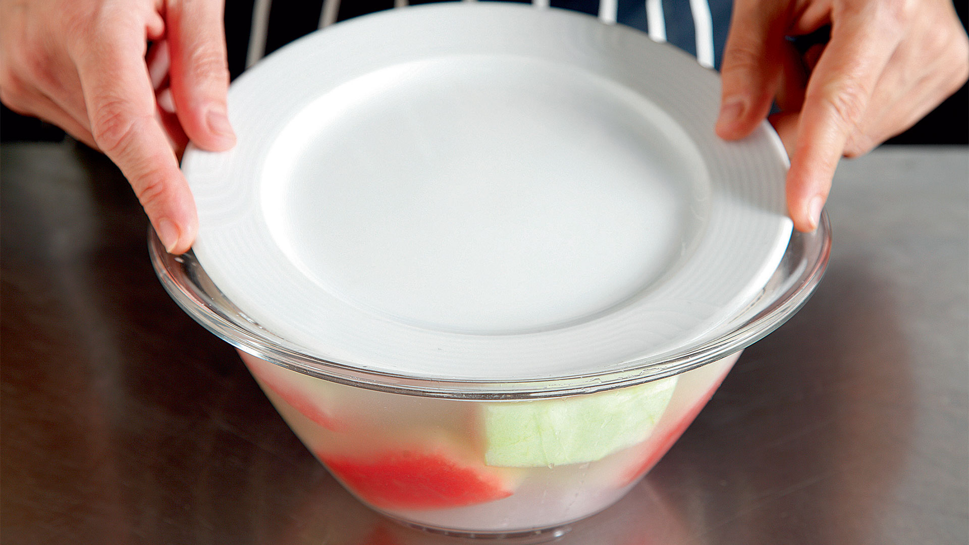 Γλυκό κουταλιού καρπούζι βήμα βήμα-6