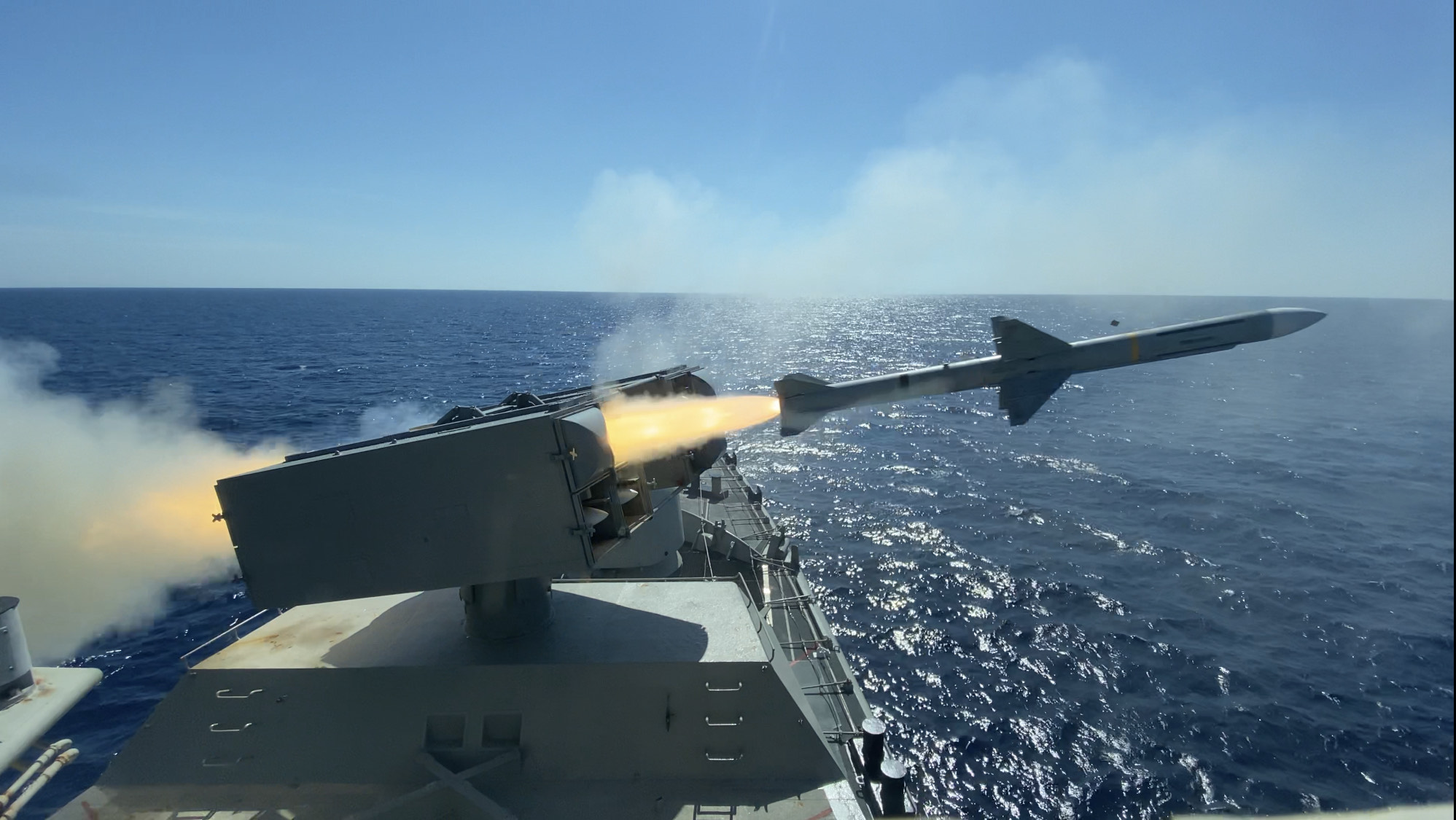 Βολές Harpoon, Exocet, Sea Sparrow και RAM από το Πολεμικό Ναυτικό-1