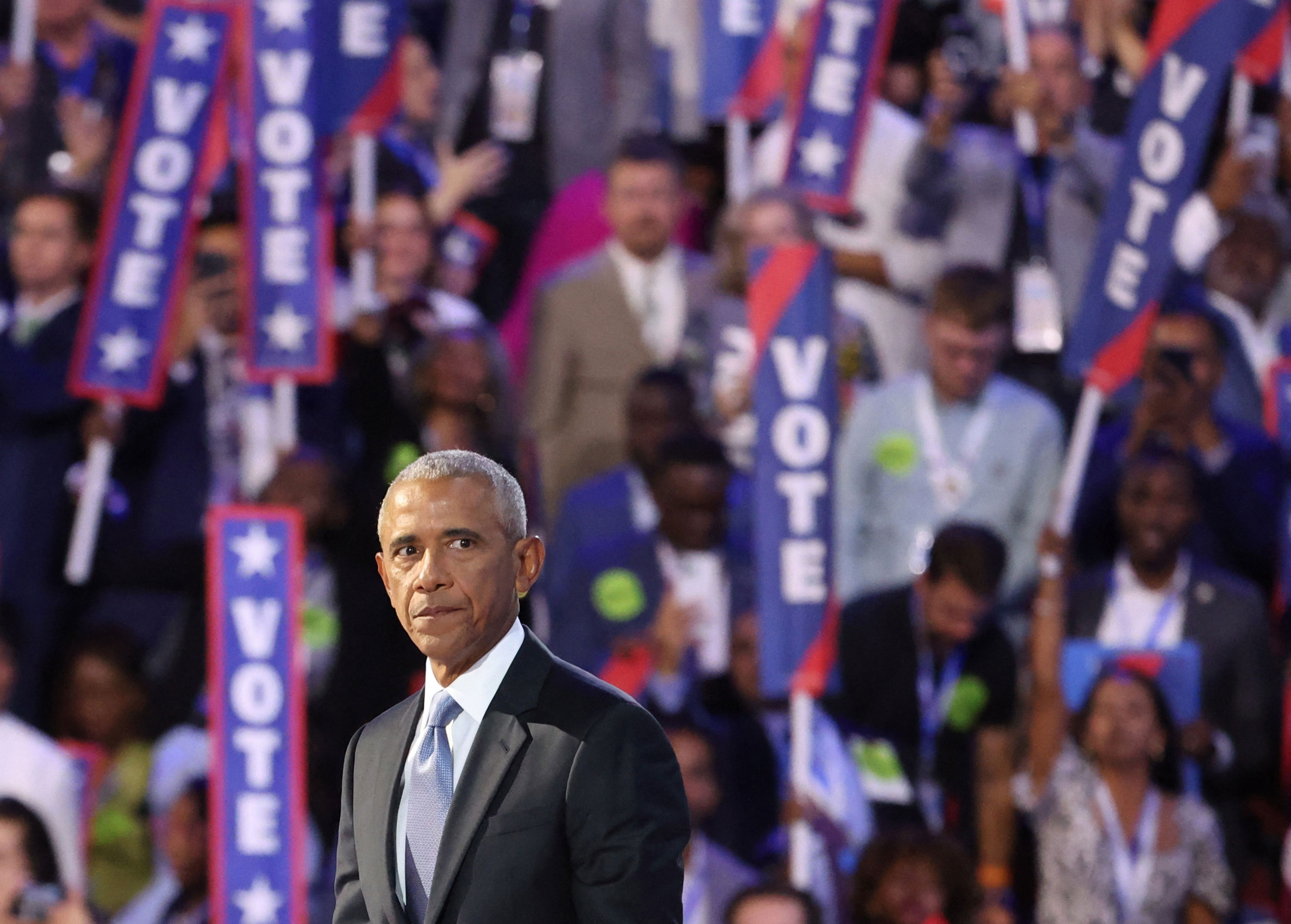 Οι Ομπάμα στο πλευρό της Χάρις: «Yes, she can»-1