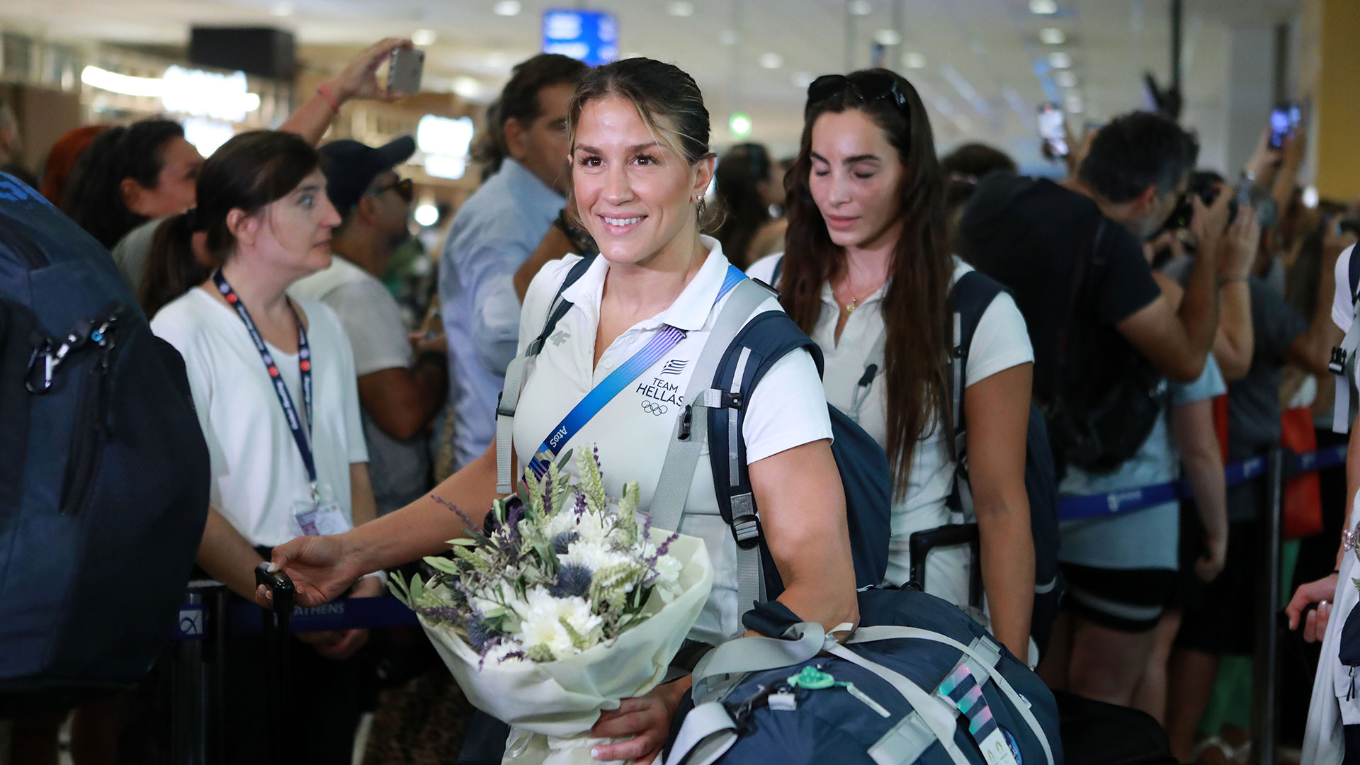 Ολυμπιακοί Αγώνες: «Κλικ» από την άφιξη της ελληνικής αποστολής-11