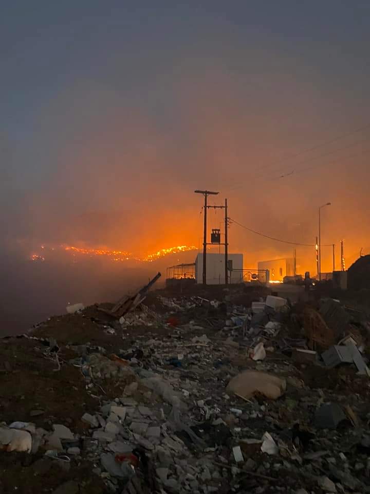 «Υποπτη» η φωτιά στον ΧΥΤΑ Αστυπάλαιας-1