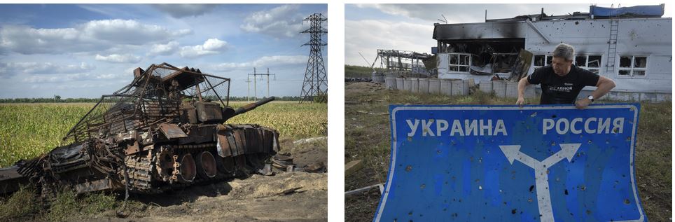 Μέσα στη Σούντζα – Εικόνες από την ουκρανική επιχείρηση στο Κουρσκ-2