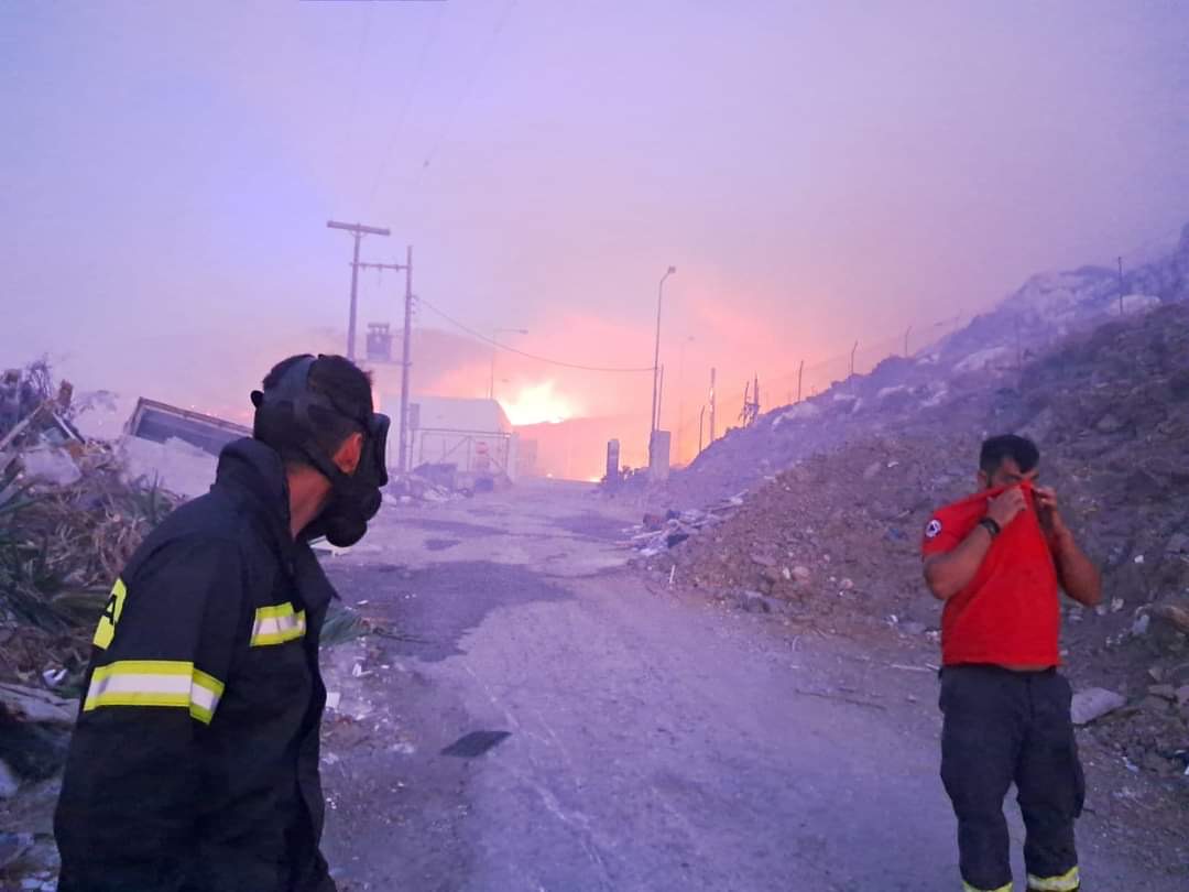 «Υποπτη» η φωτιά στον ΧΥΤΑ Αστυπάλαιας-2