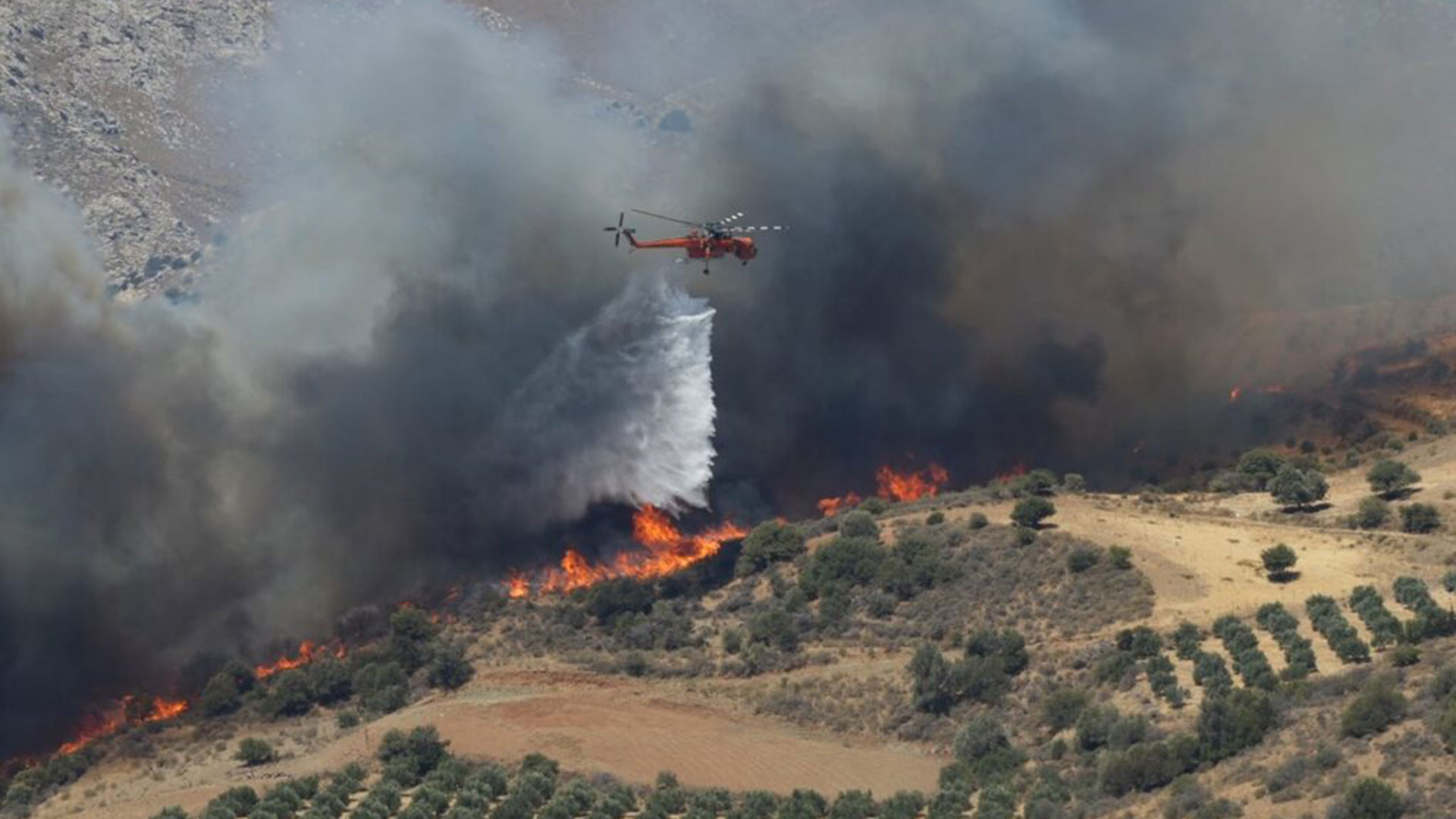 Ρέθυμνο: Δεύτερο βράδυ μάχης με τις φλόγες-8