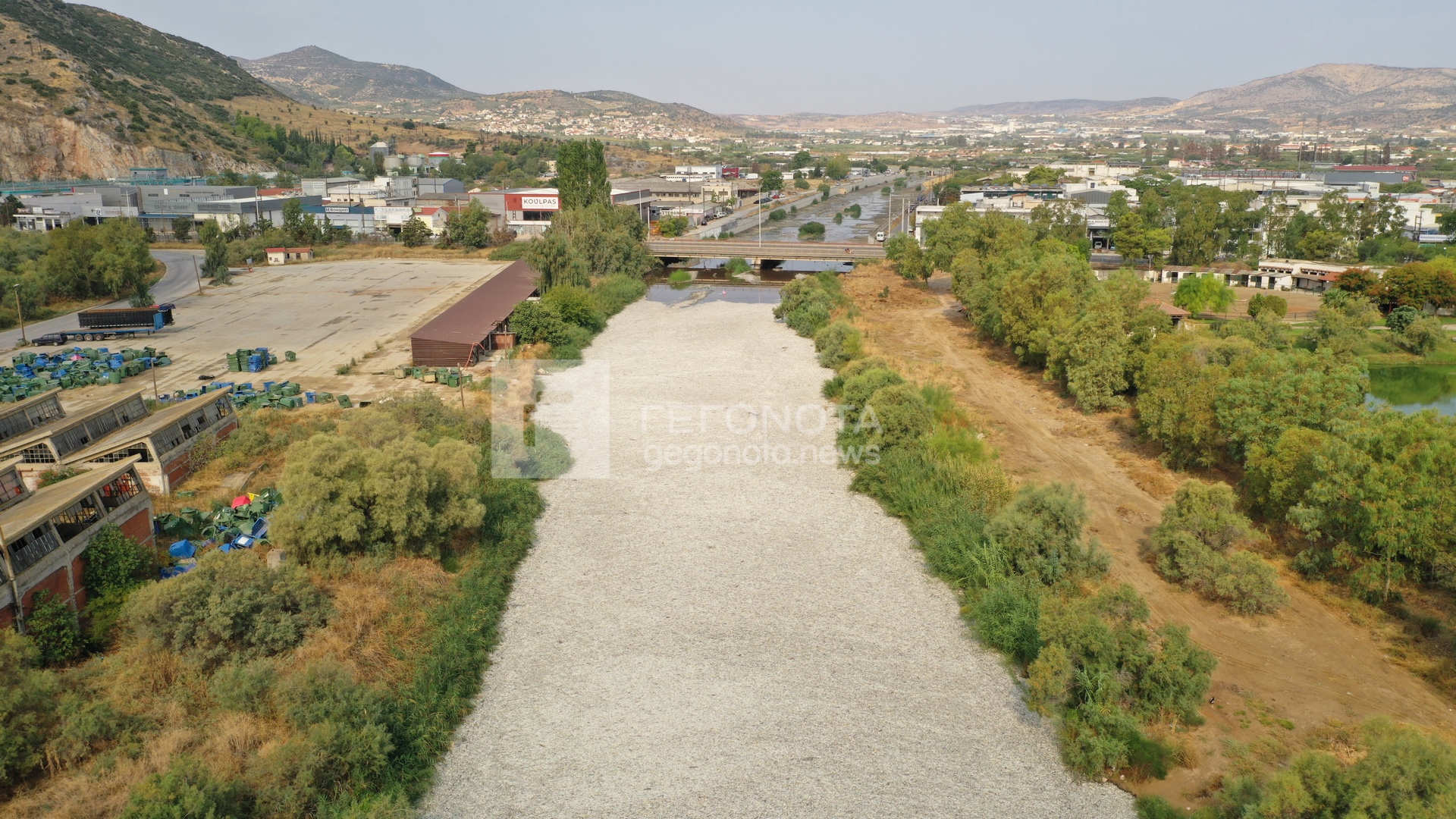 Βόλος: Βίντεο από drone αποτυπώνει τον «ποταμό» των νεκρών ψαριών-1