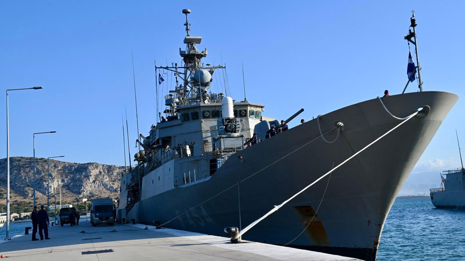 Στον ναύσταθμο Σαλαμίνας η φρεγάτα «Ψαρά» μετά την αποστολή στην Ερυθρά Θάλασσα-2