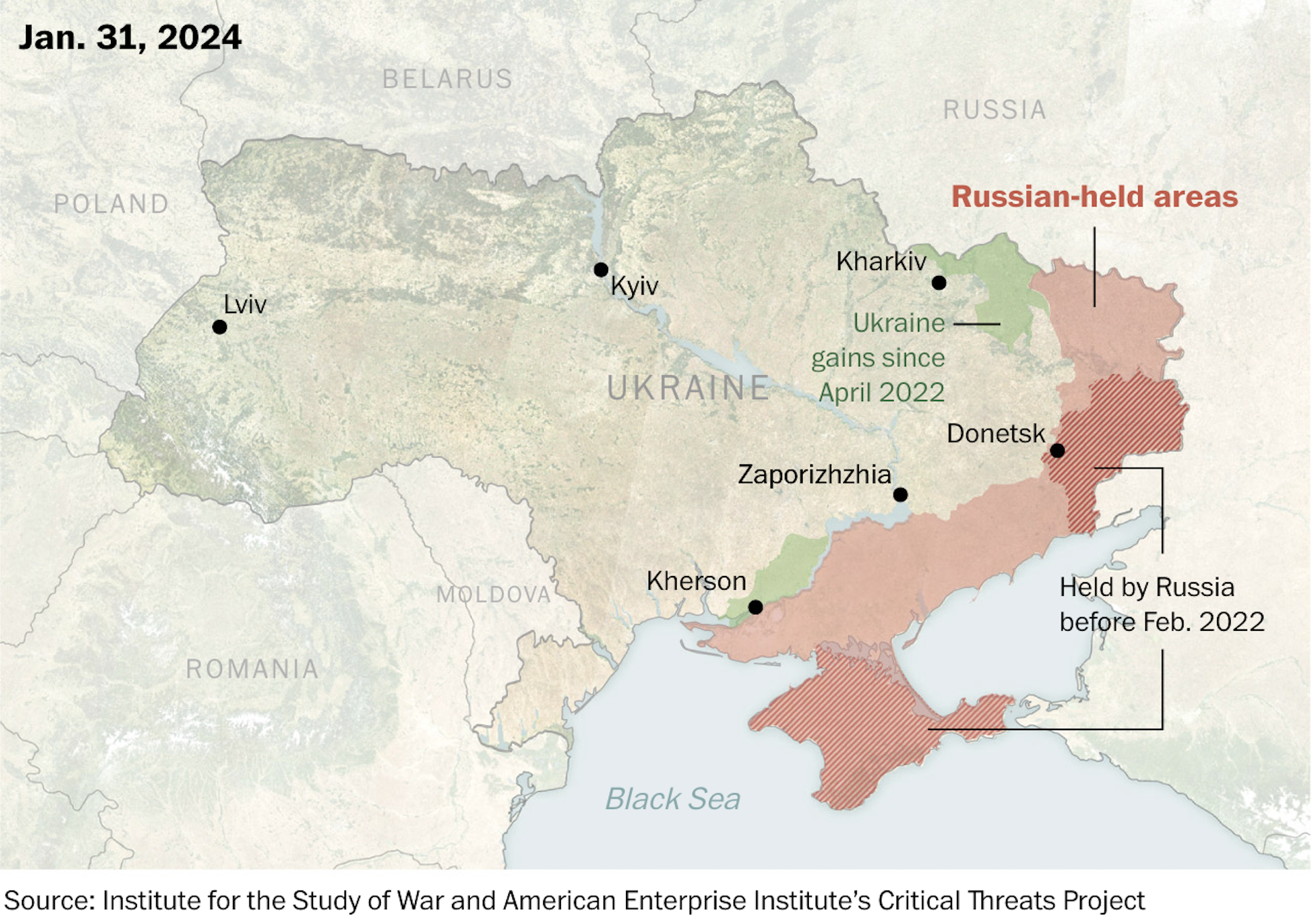 Ποιος κερδίζει τον πόλεμο στην Ουκρανία – Τι δείχνουν οι χάρτες-3