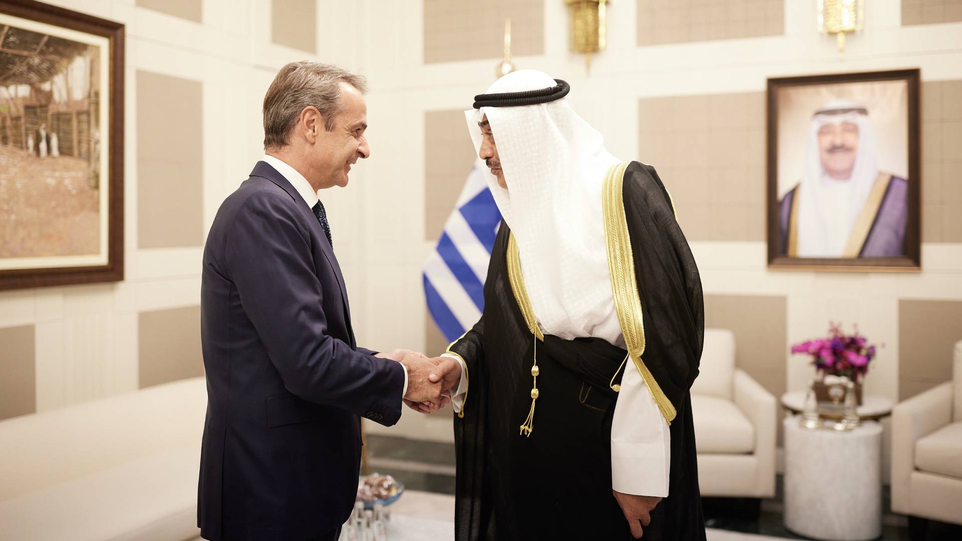 Νέα Υόρκη: Συνάντηση Μητσοτάκη με τον πρίγκιπα διάδοχο του Κουβέιτ-1