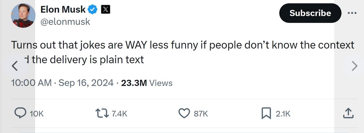 ΗΠΑ: Ενήμερη η Μυστική Υπηρεσία για την ανάρτηση Μασκ σχετικά με Μπάιντεν και Χάρις-2