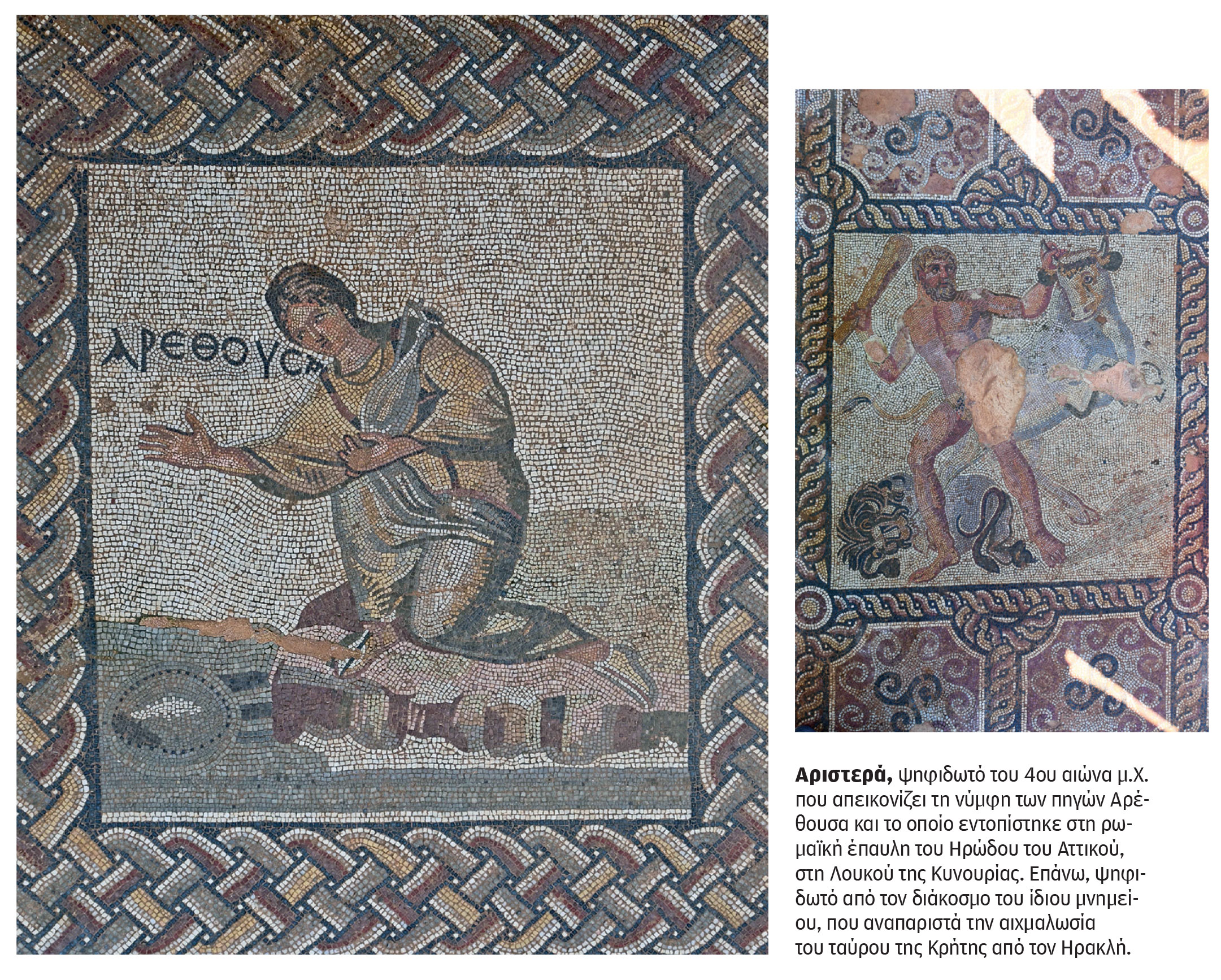 Τα ψηφιδωτά του Ηρώδου Αττικού που θάφτηκαν ξανά-2