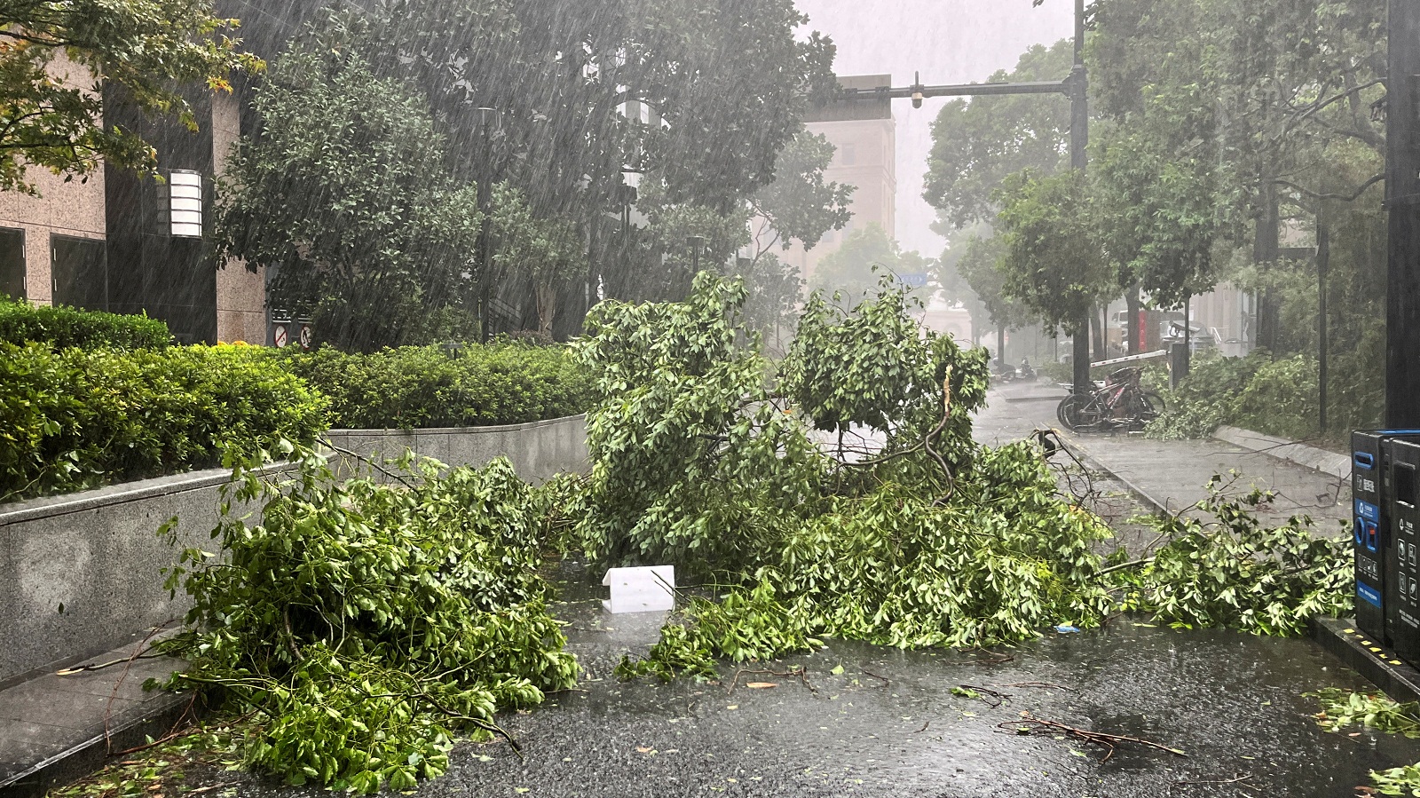 Κίνα: Ακύρωση πάνω από 1.600 πτήσεων, καθώς η Σαγκάη βιώνει τον χειρότερο τυφώνα σε 75 έτη-1