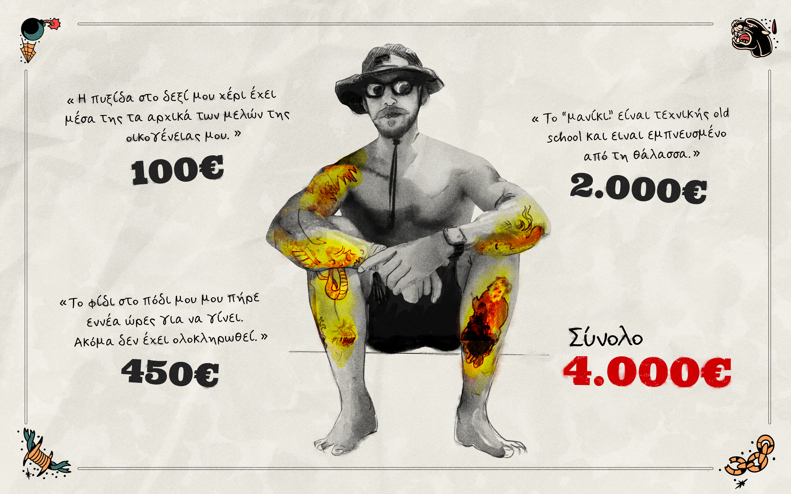 «Το πιο δύσκολο είναι να κάνεις την αρχή, μετά εθίζεσαι. Πλέον δεν μετριούνται τα τατουάζ που έχω»-4