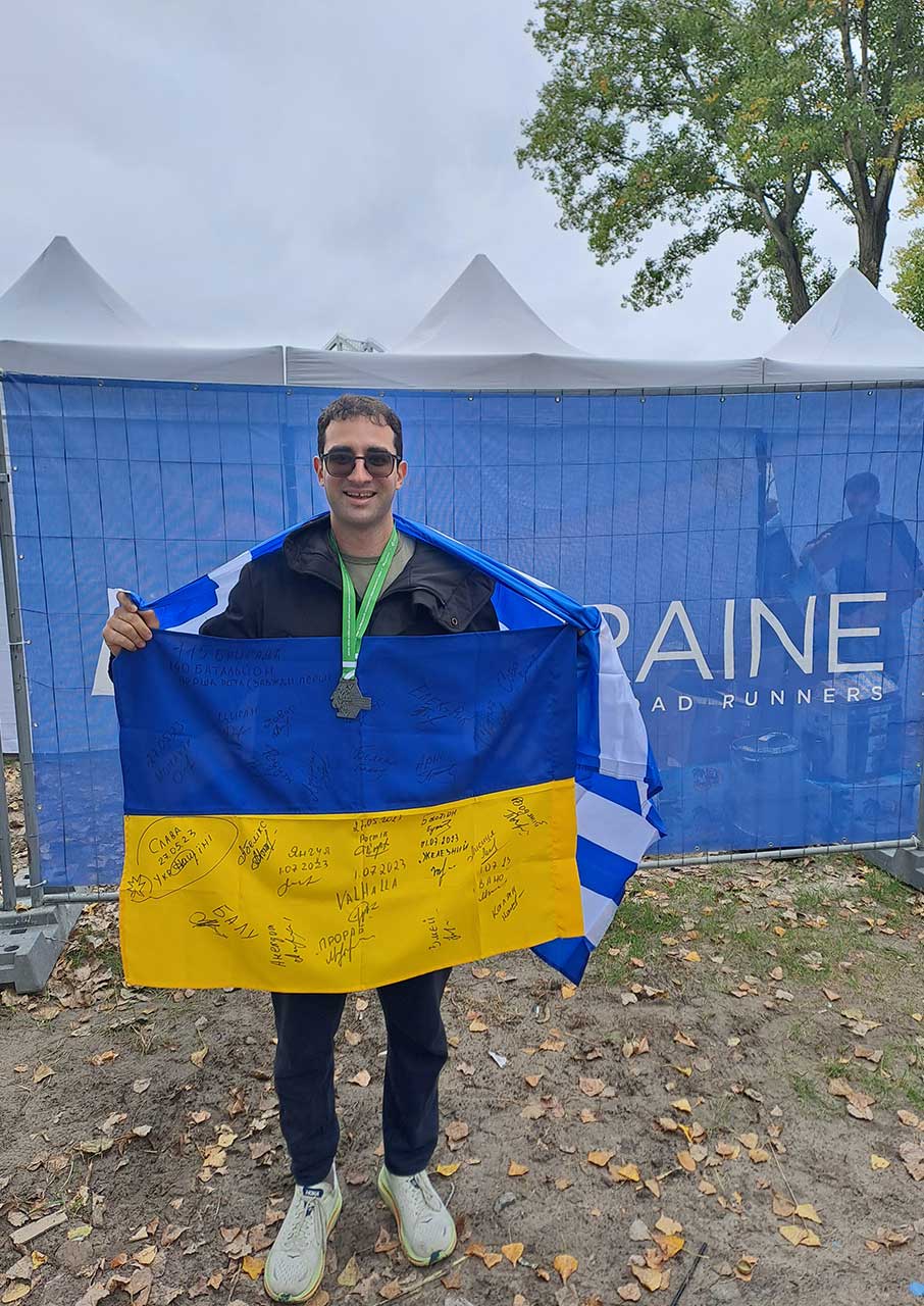 Ενας Ελληνας στον Μαραθώνιο του Κιέβου-4