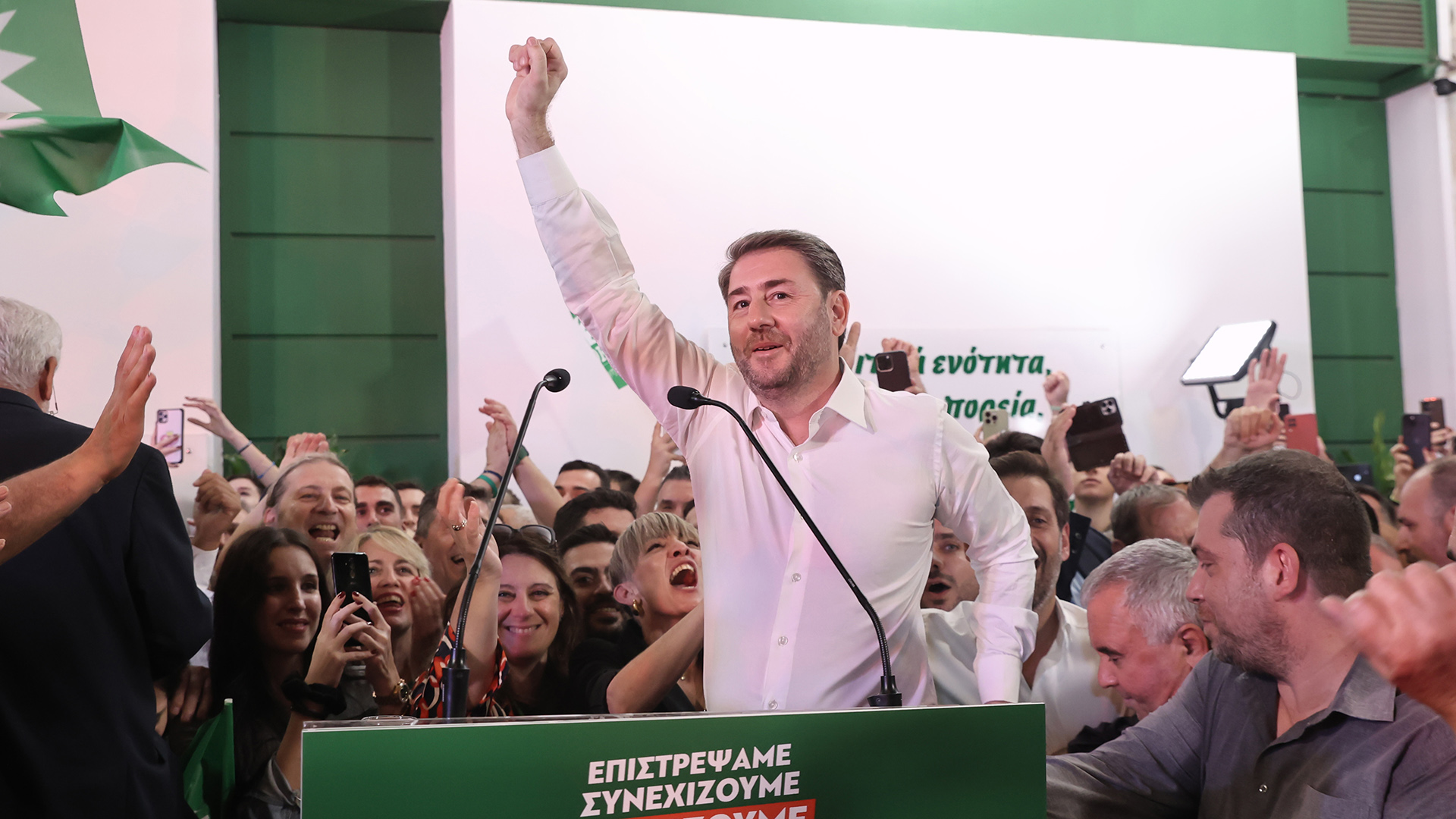 ΠΑΣΟΚ, η επόμενη ημέρα: Τα μηνύματα Ανδρουλάκη μετά την επανεκλογή-1