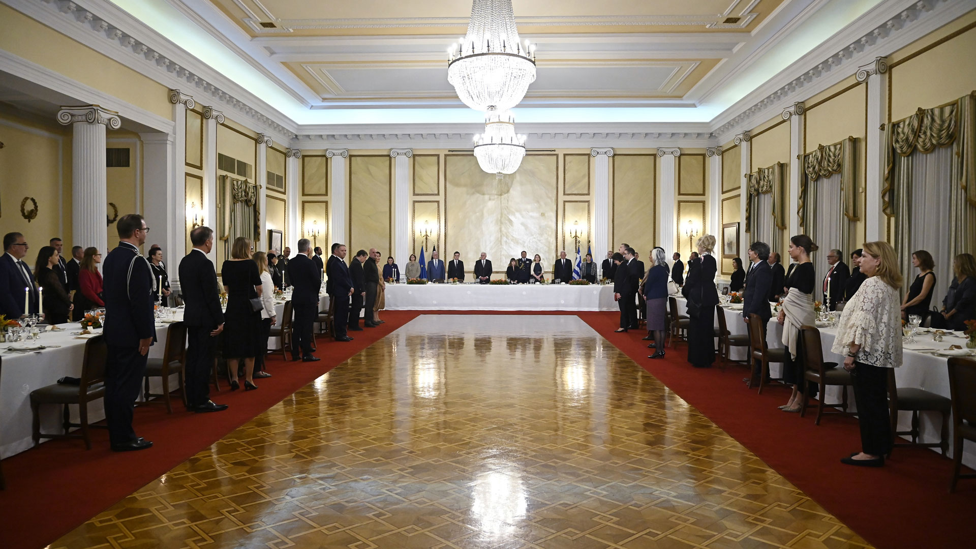 Δεξίωση στο Προεδρικό Μέγαρο προς τιμήν του Σταϊνμάιερ-1