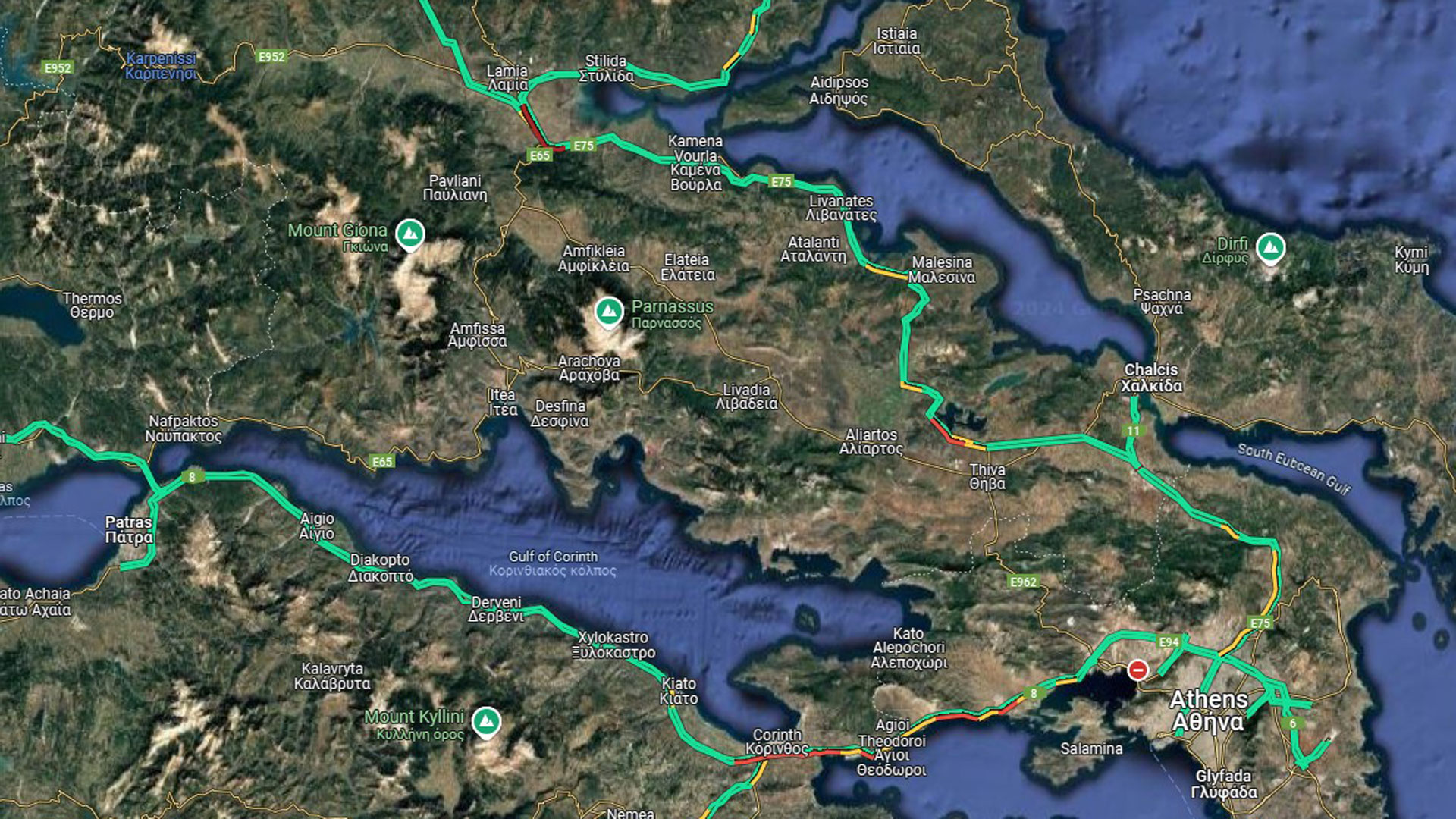 Επιστροφή εκδρομέων: Ουρές χιλιομέτρων στην Αθηνών – Λαμίας-1