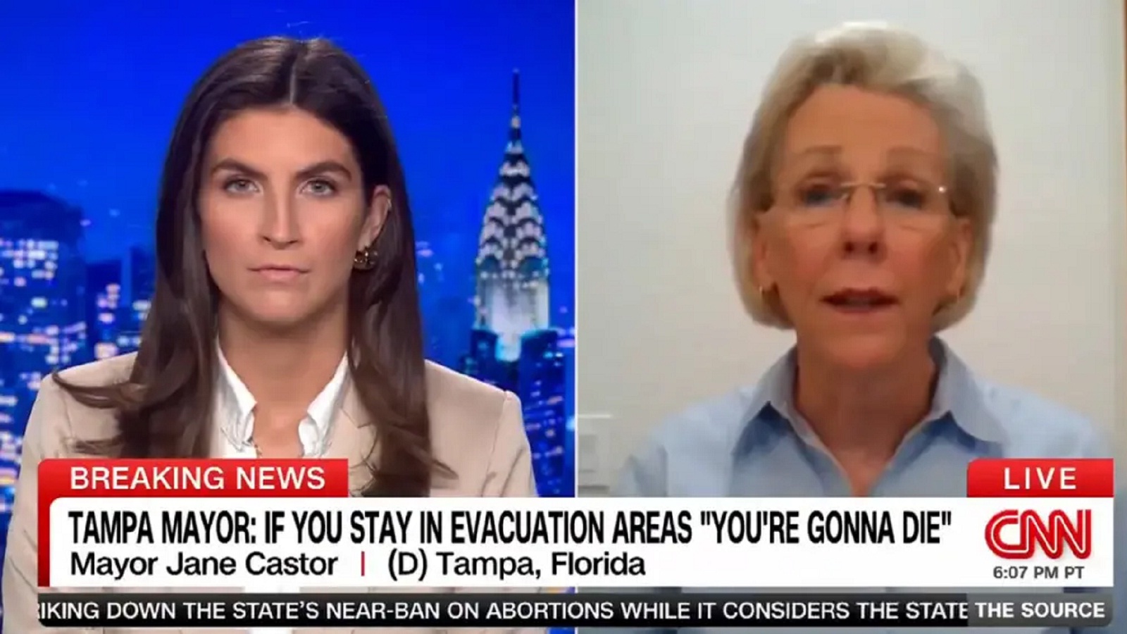 Δήμαρχος Τάμπα ενόψει τυφώνα: «Αν δεν φύγετε, θα πεθάνετε»-1