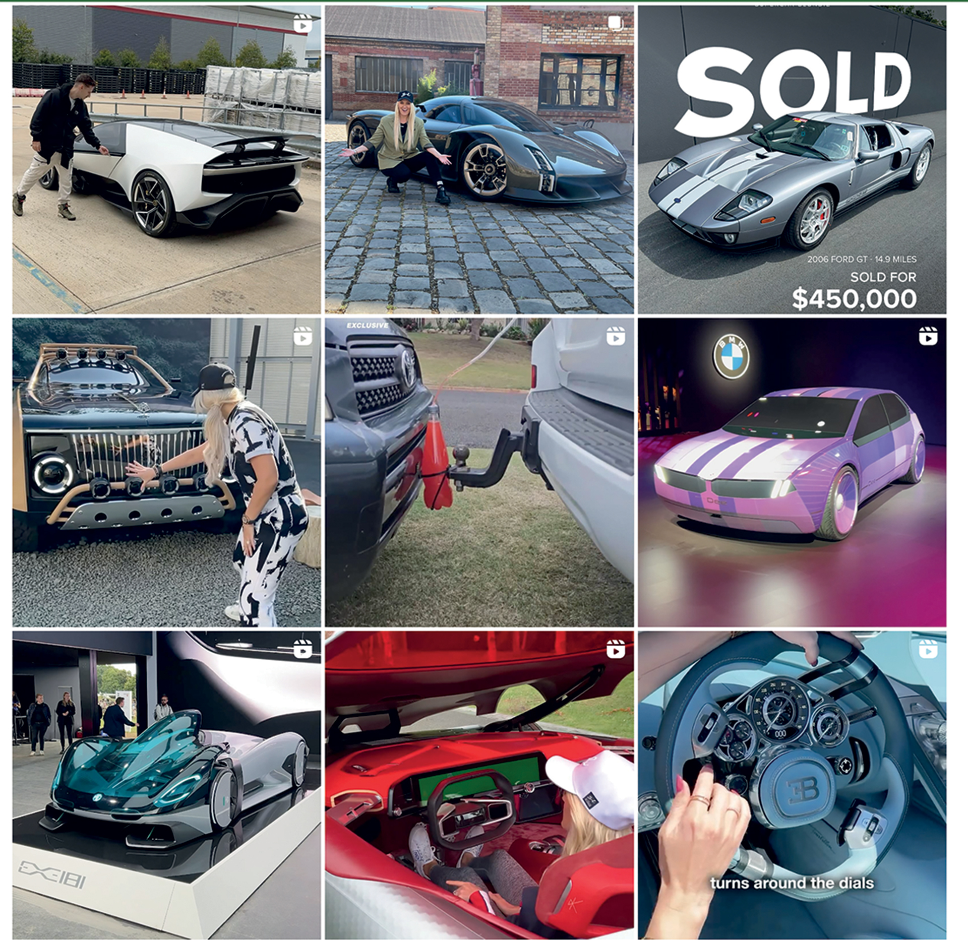 Η influencer που βγάζει εκατομμύρια κάνοντας βόλτες με πολυτελή αυτοκίνητα-1