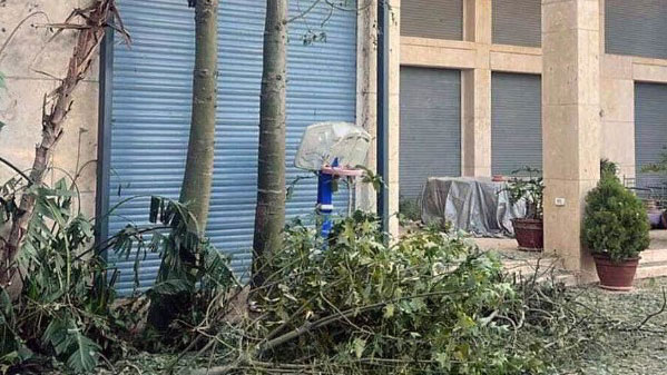 Εικόνες από τις ζημιές στην οικία του Νετανιάχου μετά την επίθεση με drone-1