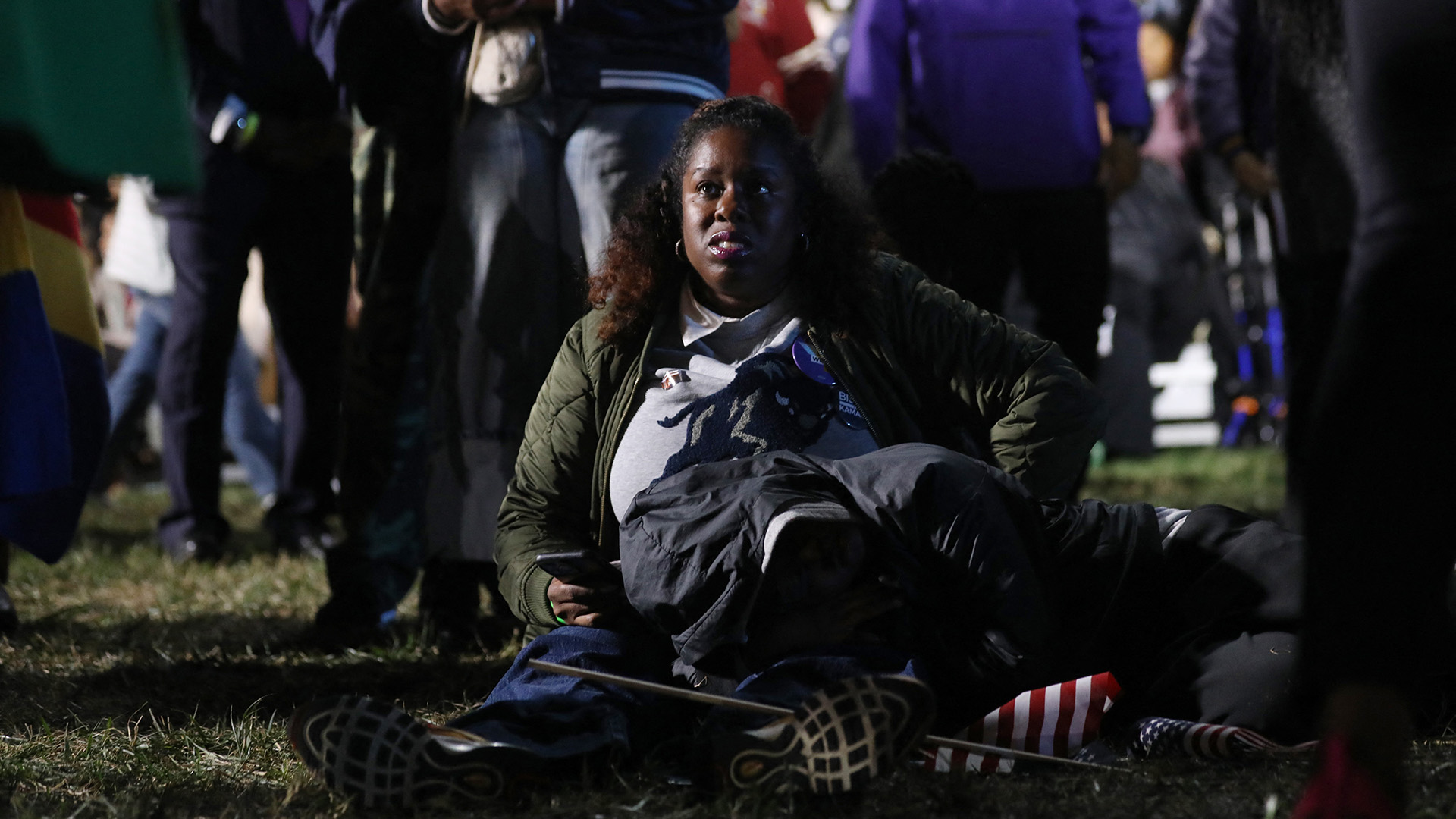 Εκλογές ΗΠΑ 2024: Κατήφεια και απογοήτευση στο εκλογικό πάρτι της Χάρις-4