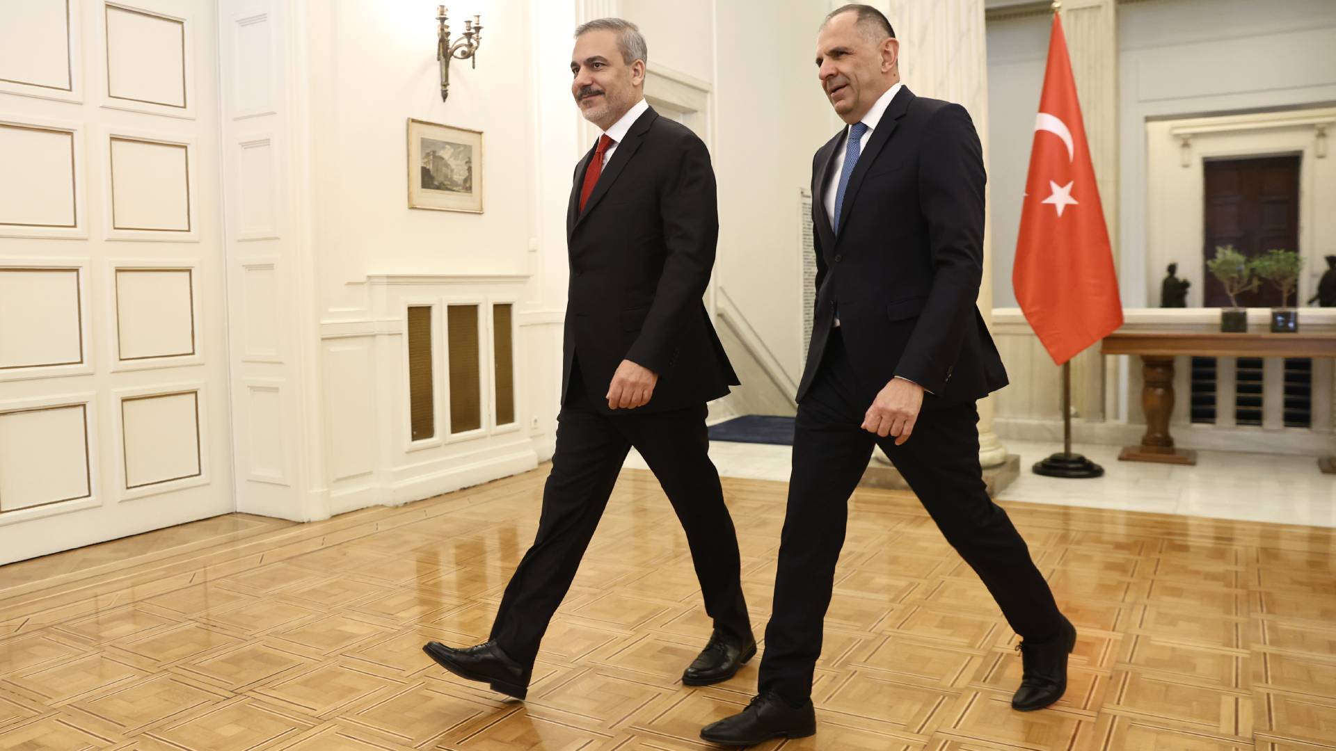 Ολοκληρώθηκε η συνάντηση Γεραπετρίτη – Φιντάν στην Αθήνα-2