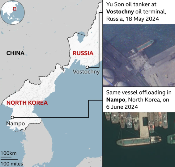BBC: Ο Πούτιν «πληρώνει» τον Κιμ με πετρέλαιο – Εκατομμύρια βαρέλια από τη Ρωσία στη Βόρεια Κορέα-3