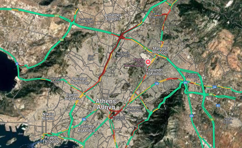 Κηφισός: Κυκλοφοριακό κομφούζιο λόγω τροχαίου-1