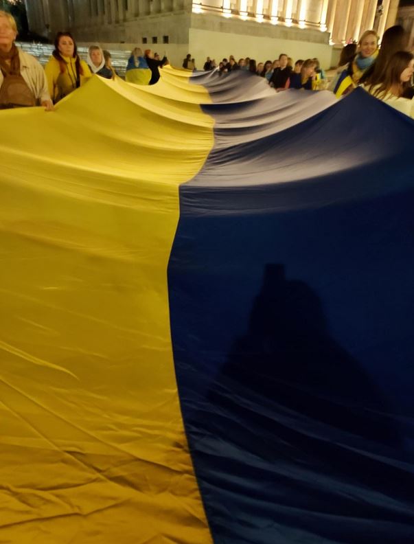 Χίλιες μέρες πολέμου στην Ουκρανία: Συγκέντρωση στην πλατεία Συντάγματος-9