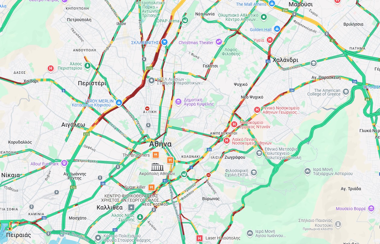 Μπλακ άουτ στον Προαστιακό – Χωρίς φανάρια κεντρικοί δρόμοι-1