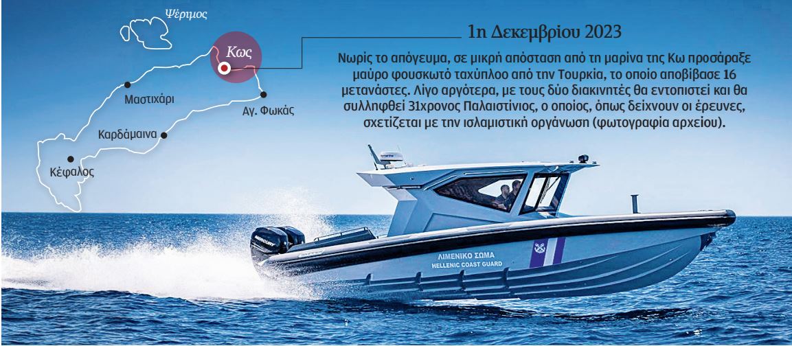 Στελέχη της Χαμάς πέρασαν από την Κω-1