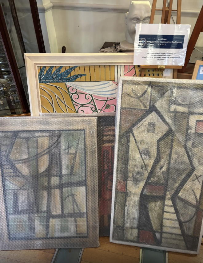 Θεσσαλονίκη: Οι πλαστοί πίνακες Φασιανού, Μυταρά, Τσαρούχη, Παρθένη – Νέα ντοκουμέντα της ΕΛ.ΑΣ.-5