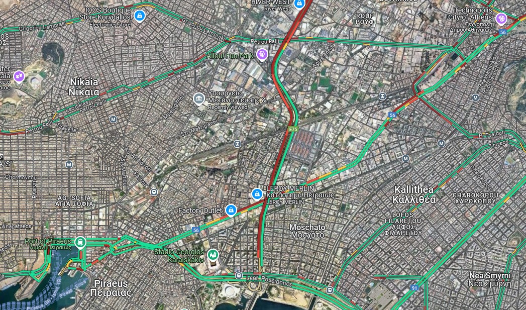 Ουρές χιλιομέτρων στον Κηφισό – Χύθηκαν λάδια στην άσφαλτο-1