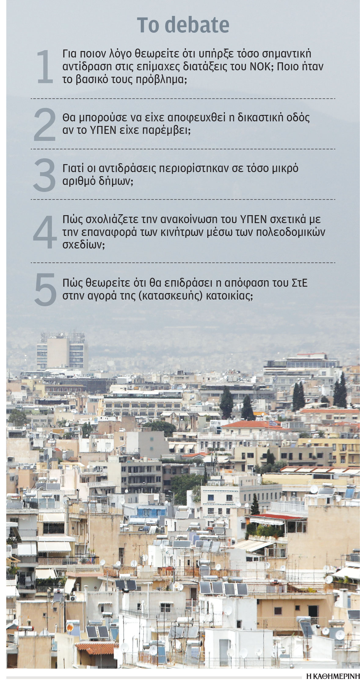 Αντιπαράθεση για τα μπόνους δόμησης – Δύο ειδικοί σχολιάζουν την απόφαση του ΣτΕ-1