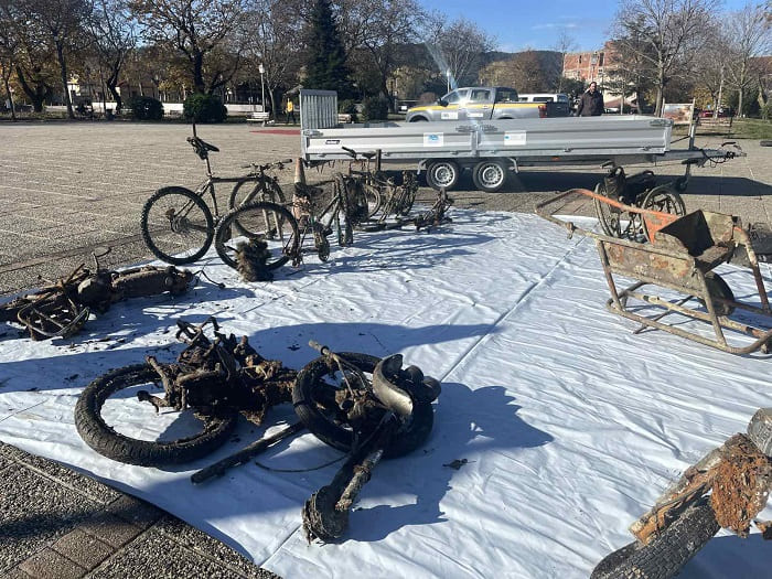 Οβίδες και άμαξες στον βυθό της λίμνης των Ιωαννίνων (εικόνες)-1