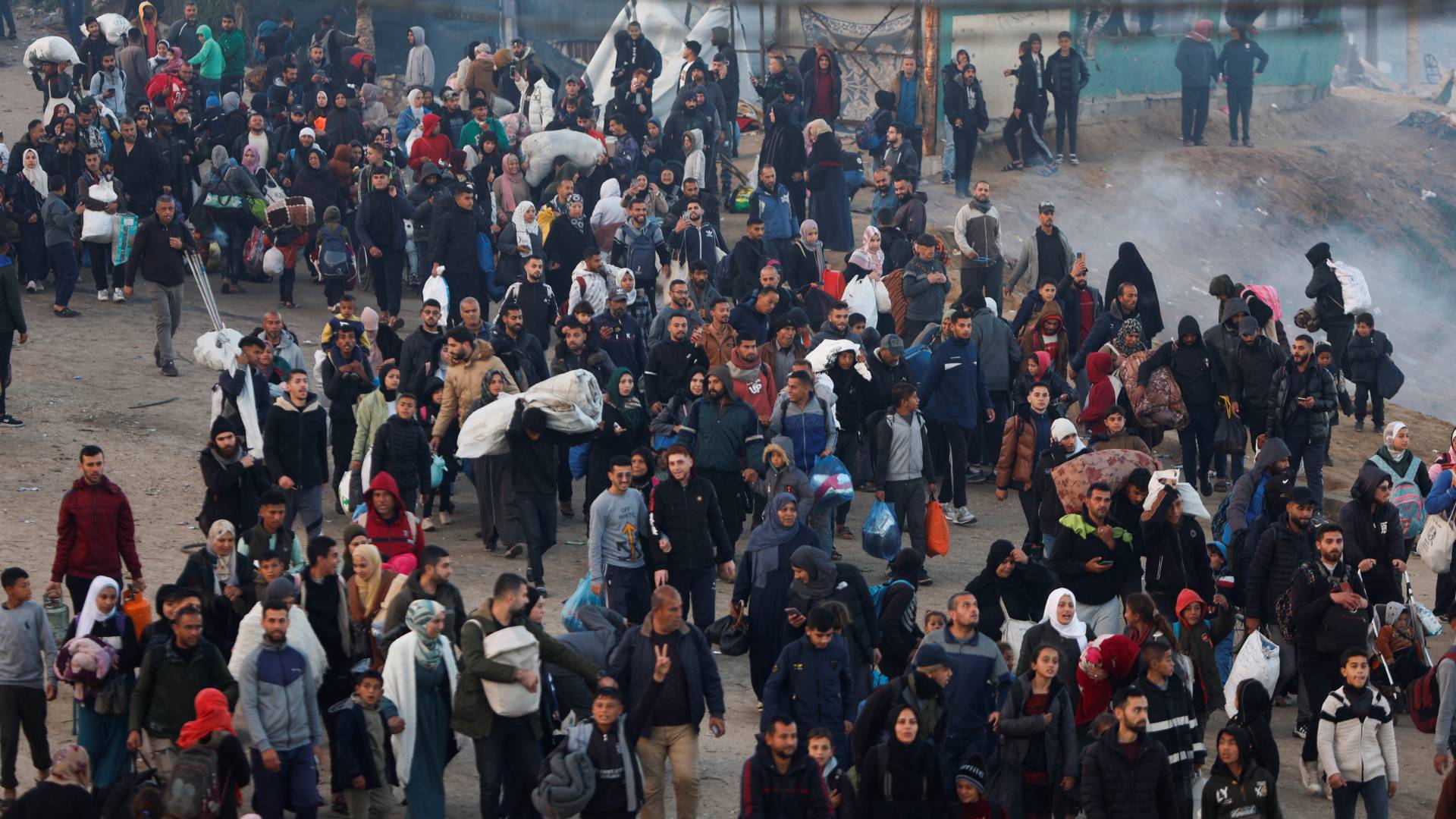 Γάζα: Παλαιστίνιοι εκτοπισμένοι άρχισαν να επιστρέφουν στον Βορρά (εικόνες)-3