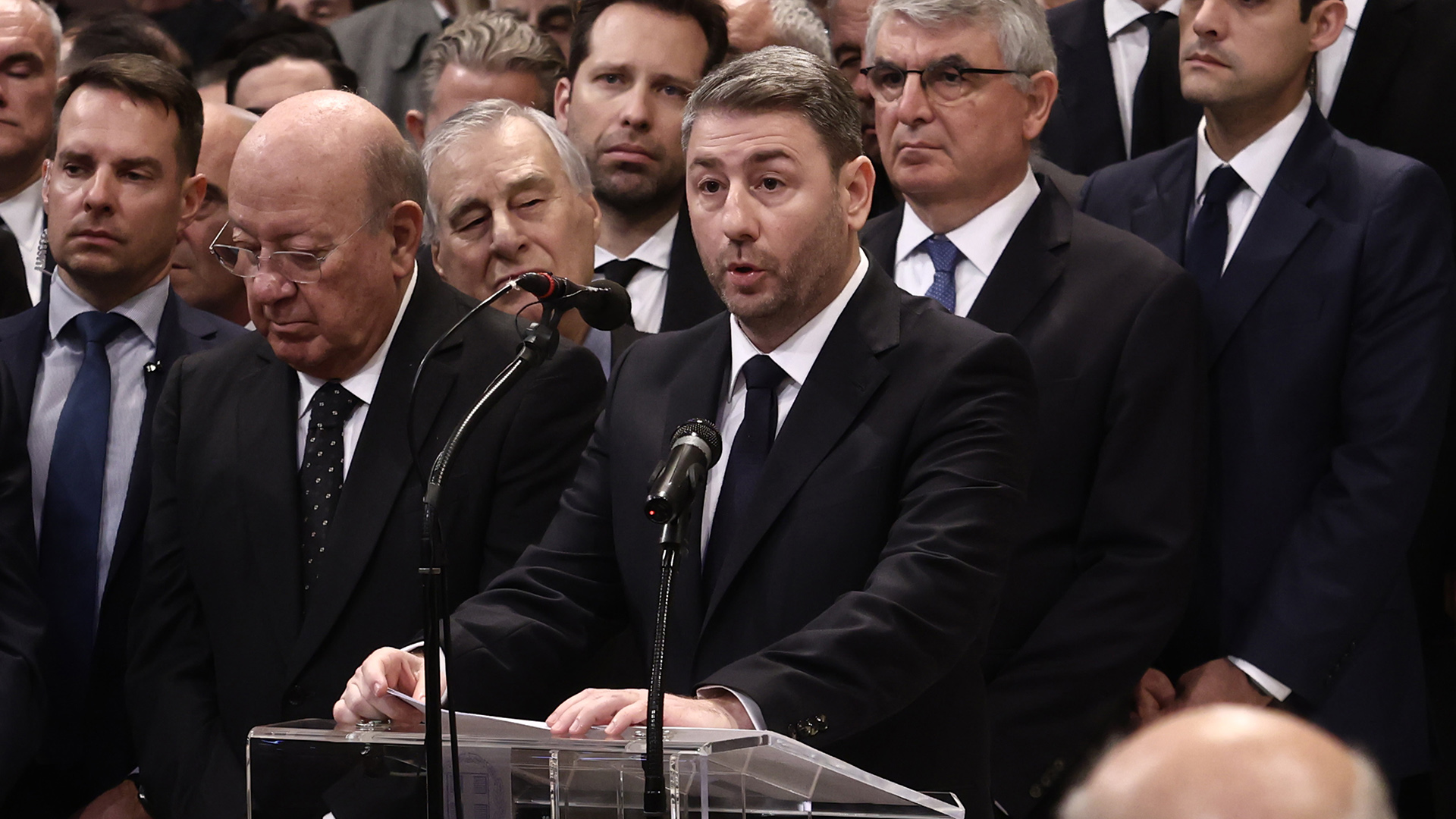 Ο αποχαιρετισμός στον Κώστα Σημίτη-10