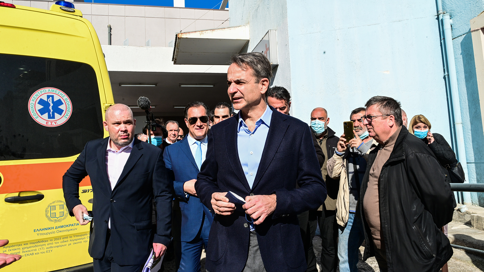 Μητσοτάκης: Επίσκεψη στο νεόδμητο ΤΕΠ του «Ασκληπιείου» Βούλας – «Η υγεία αλλάζει βήμα βήμα»-1