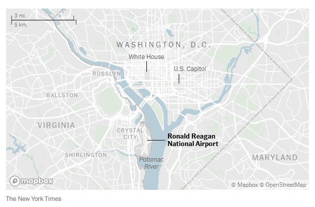 Ουάσιγκτον: Σύγκρουση αεροπλάνου με στρατιωτικό ελικόπτερο – Αναφορές για νεκρούς-1