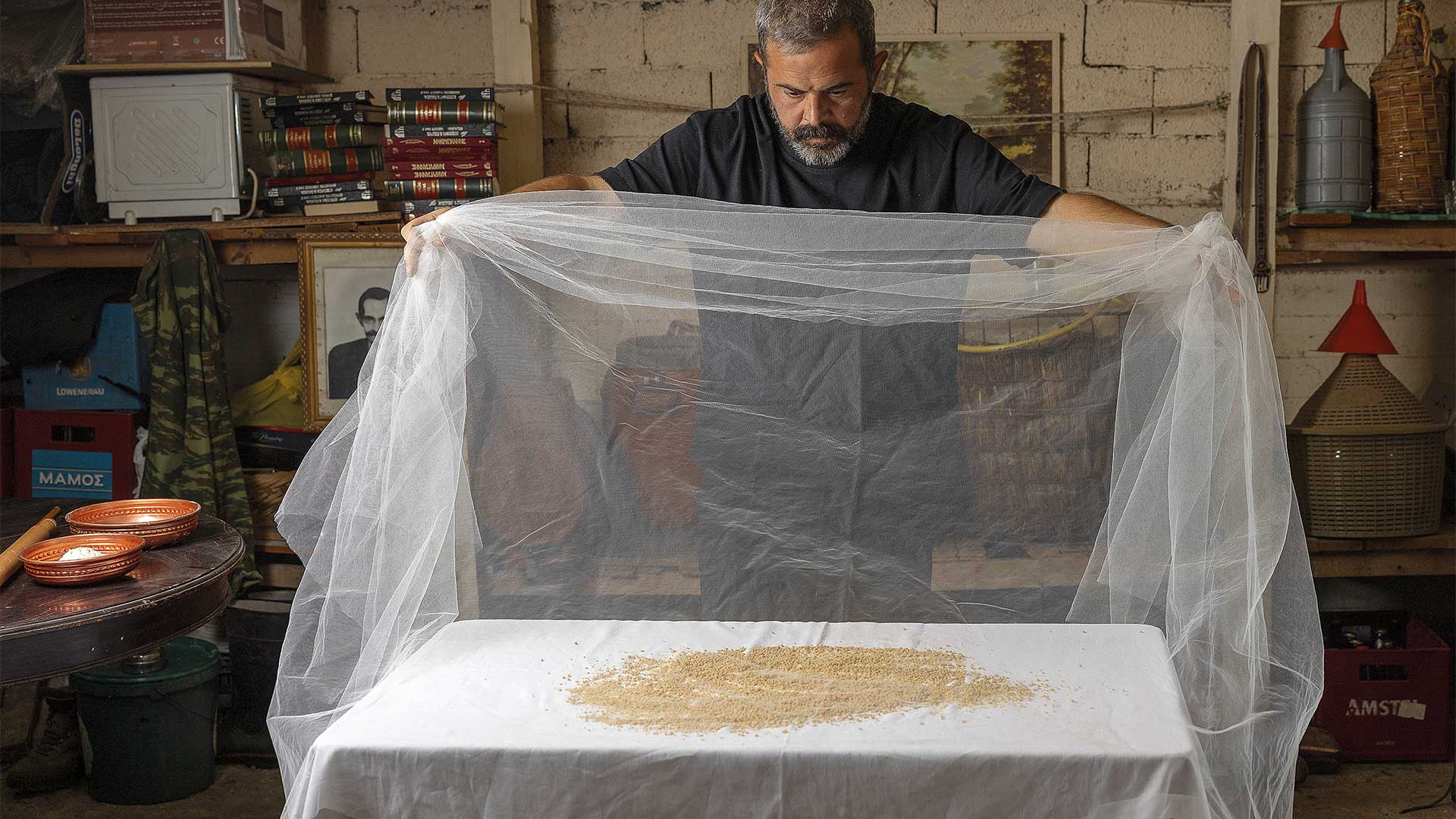 Χειροποίητος τραχανάς, γλυκός, αλευρένιος-3