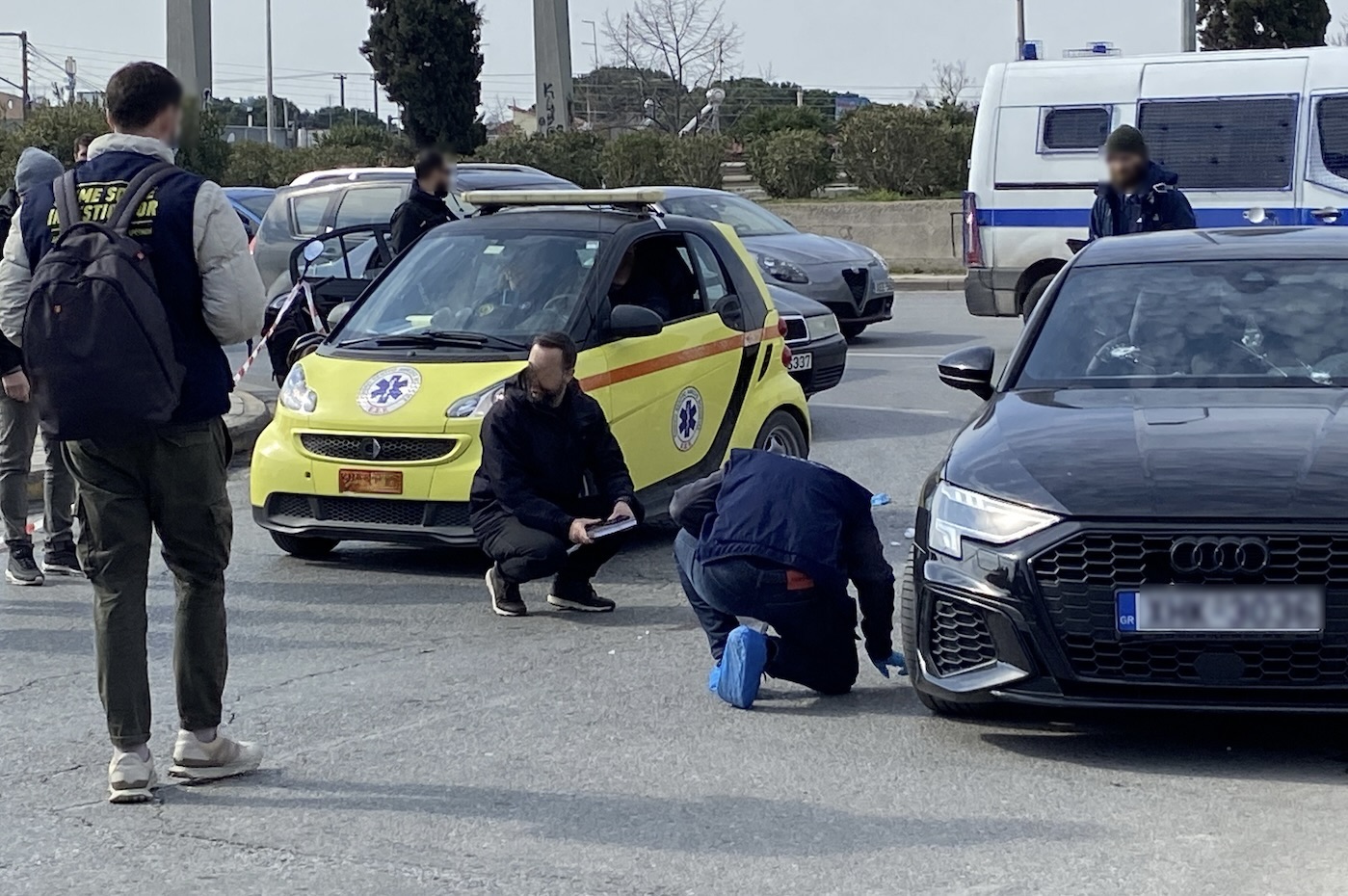 Θεσσαλονίκη: Πώς έγινε η δολοφονική επίθεση – Εννέα κάλυκες στο σημείο-5